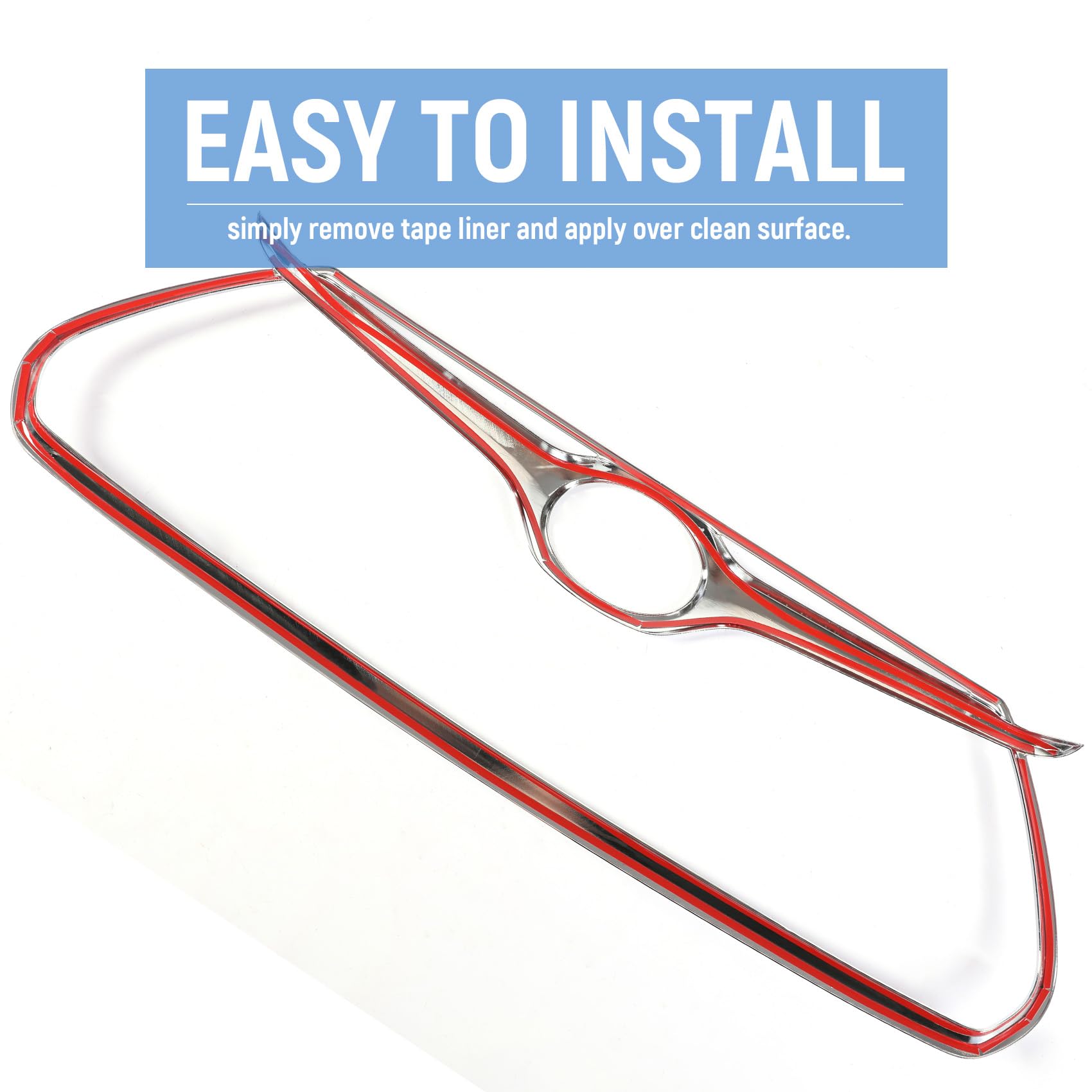 For Toyota Highlander Grille Mesh Cover Trims,Sporty Front Grille Frame for Highlander 2025 2024 2023 2022 2021 2020 L, LE, XLE,