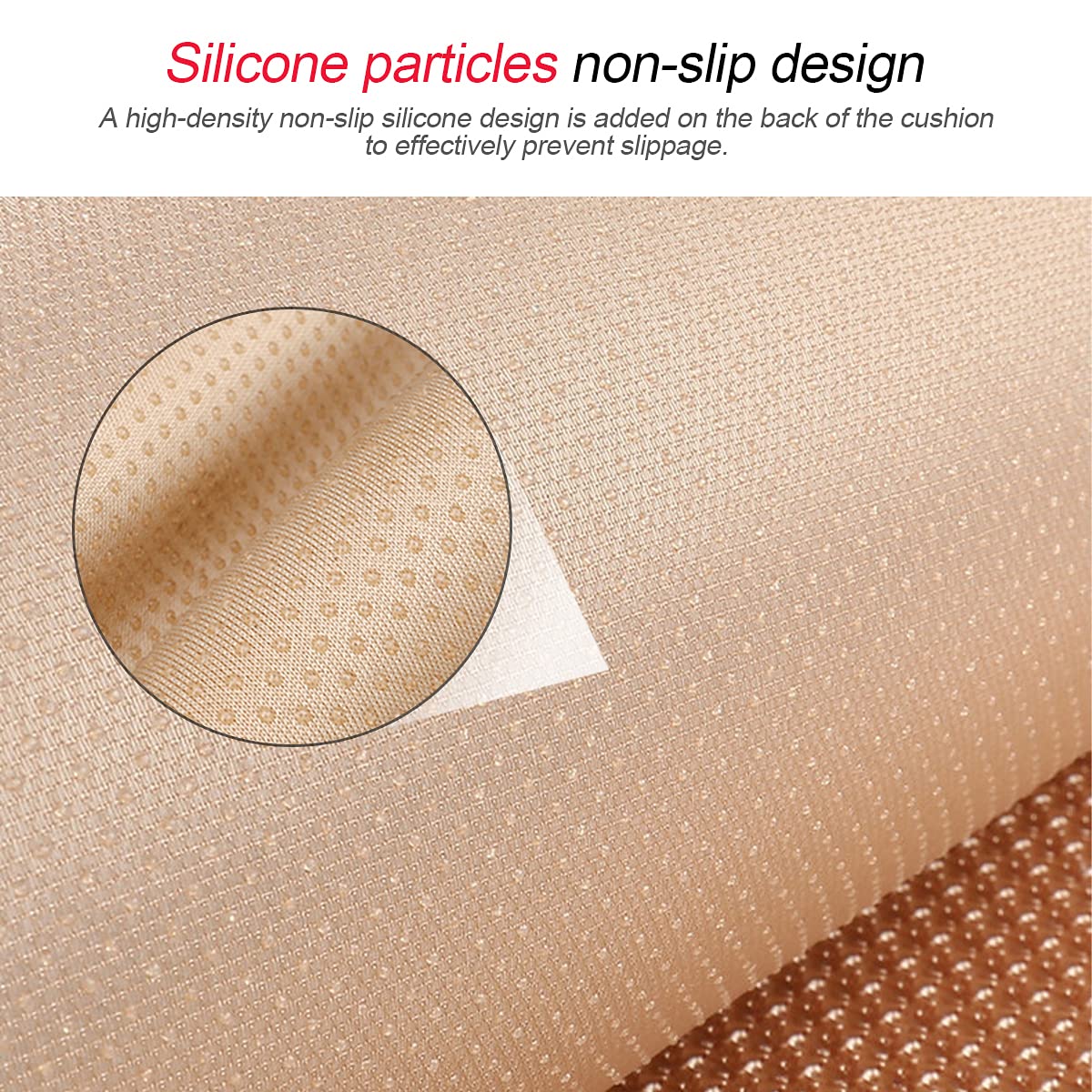 3Pcs Set Car Seat Cushion For Front And Back Seat, 3D Soft Linen Breathable Auto Seat Cover, Comfort Non-Slip Rubber Bottom, Car