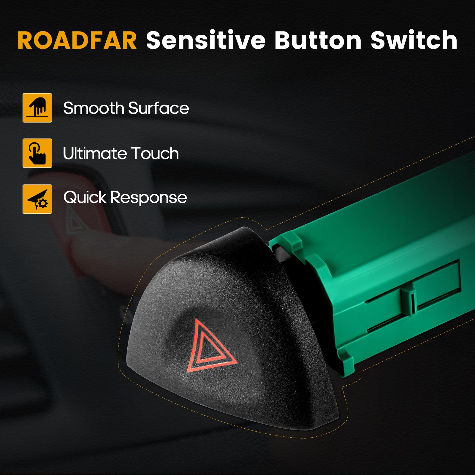 Hazard Warning Switch Control Switch Replacement Parts Fits For 2004-2005 For Chevrolet Classic 1997-2003 For Chevrolet For Mali