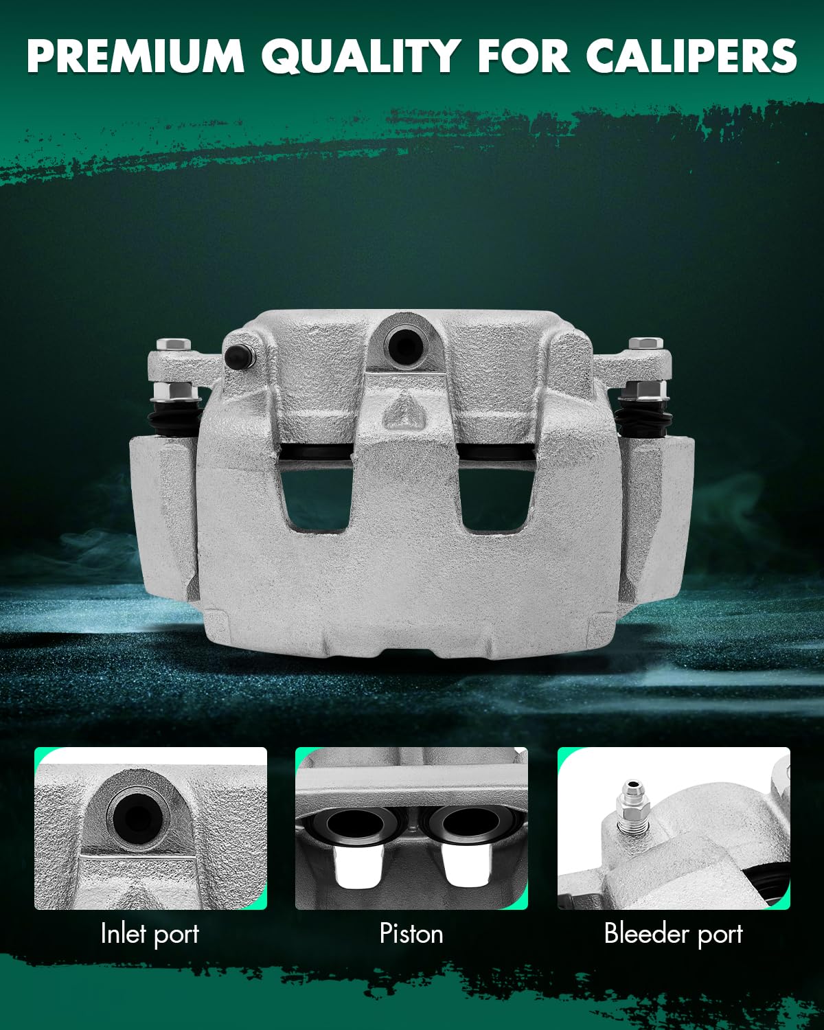 Scitoo Front Right Brake Caliper With Bracket 18B5055 Compatible For Chrysler Aspen 07-09 For Dodge Dakota 09-10 For Dodge For D