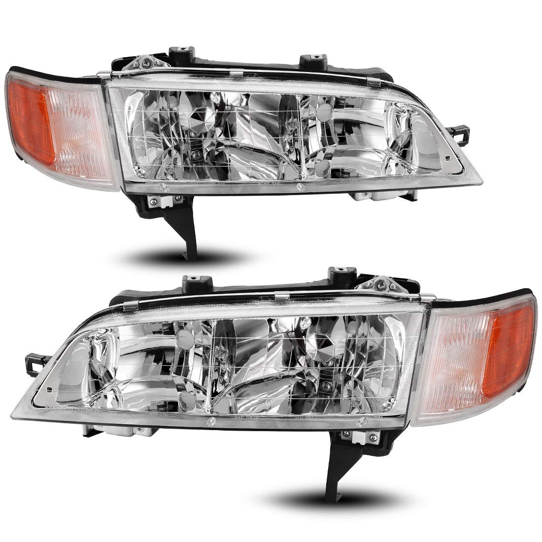 Autosaver88 Headlight Assembly Compatible With Accord 1994 1995 1996 1997 Driver And Passenger Side