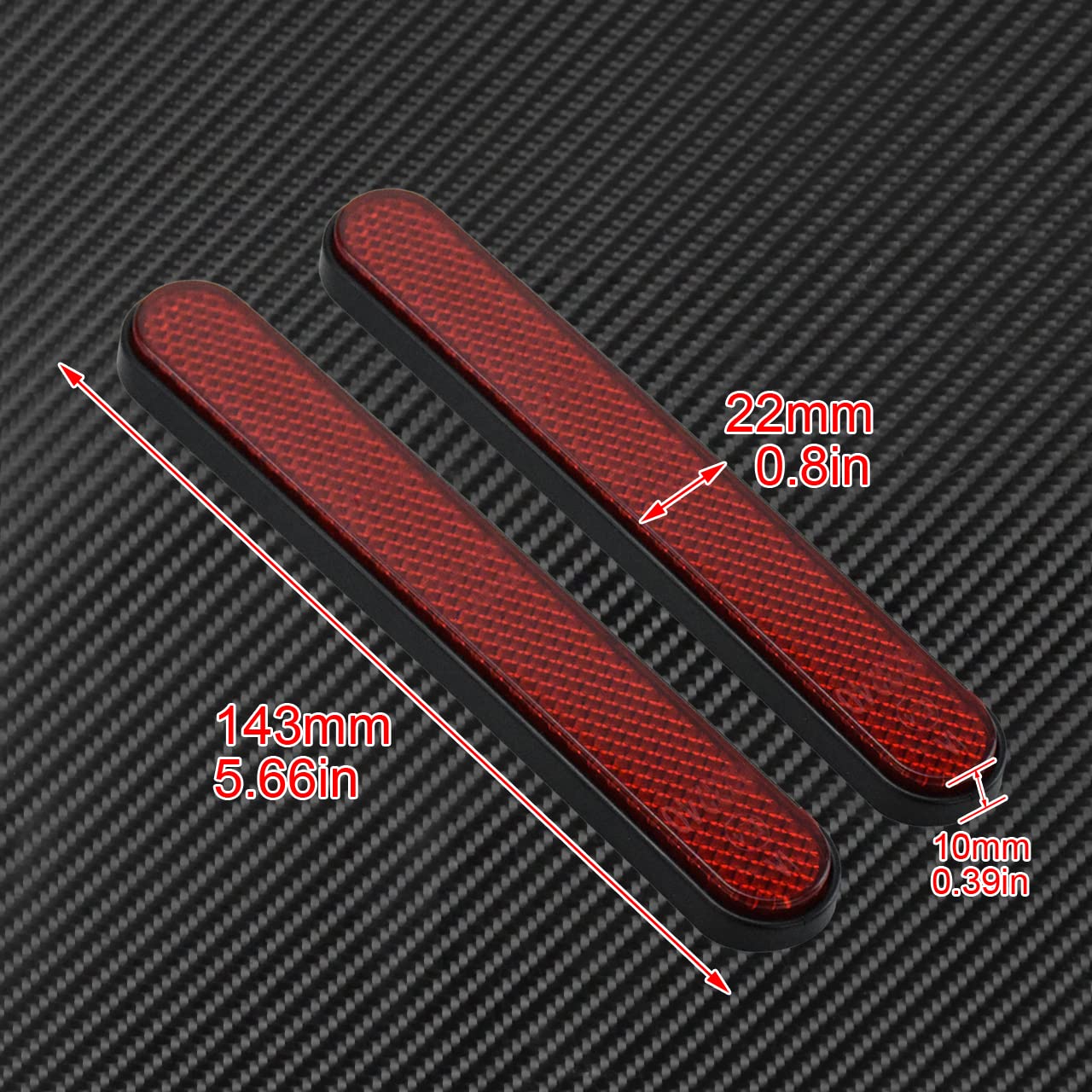 HCmotorku Motorcycle Front Fork Reflector Lower Legs Slider Saddlebag Reflector Cover Fit For Harley Touring Dyna Softail Sports