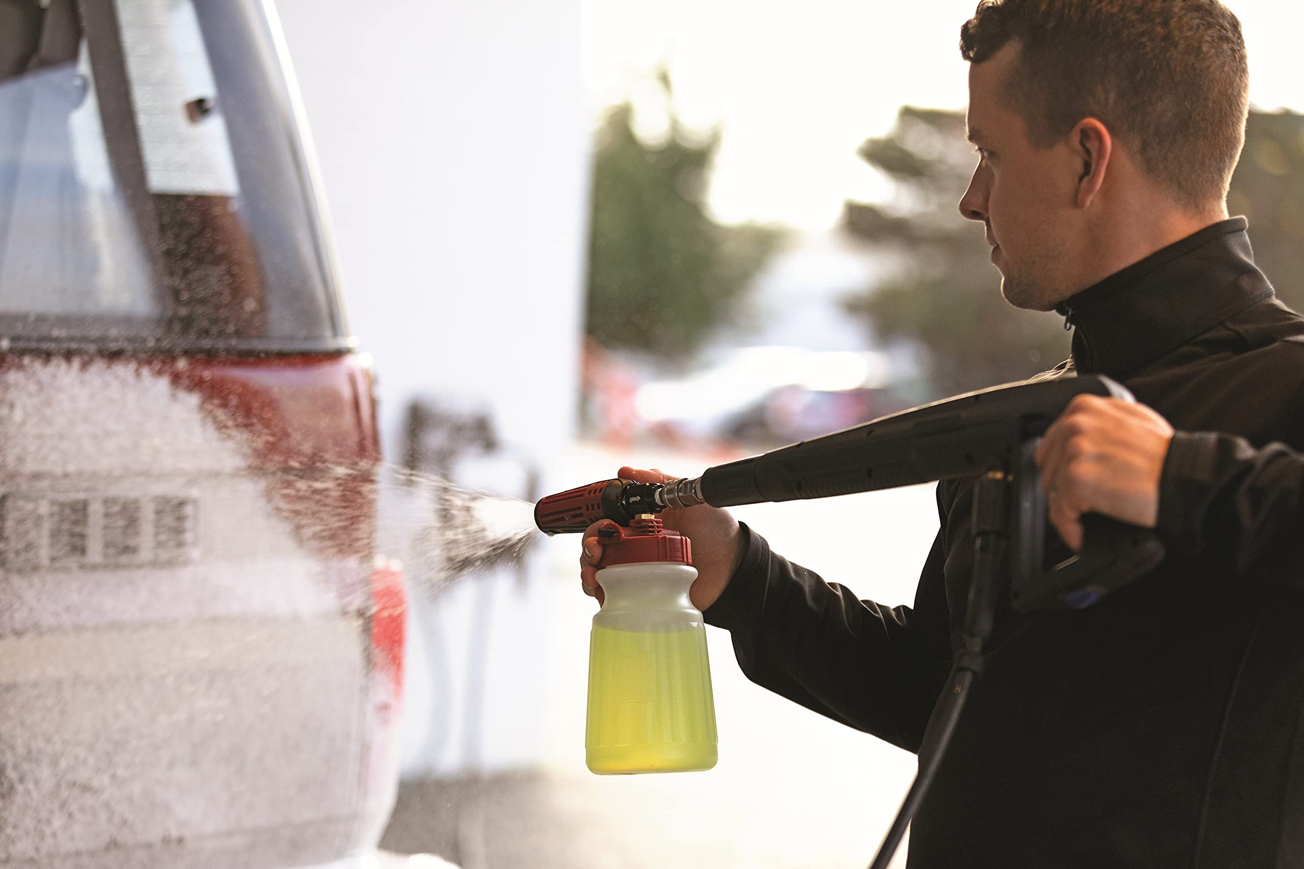 Griot'S Garage Brilliant Finish Foam Cannon, For Pressure Washers, Apply Car Washes And Cleaners,     Quick Connect. 33.8 Oz Jar