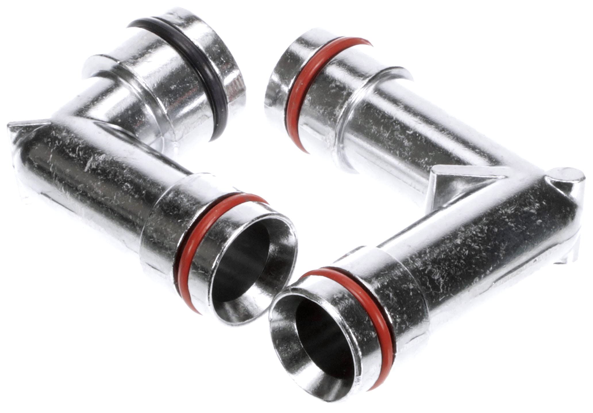 Dorman 47065Hp Heater Hose Fittings With O-Rings - Aluminum Compatible With Select Models, 2 Pack (Oe Fix)
