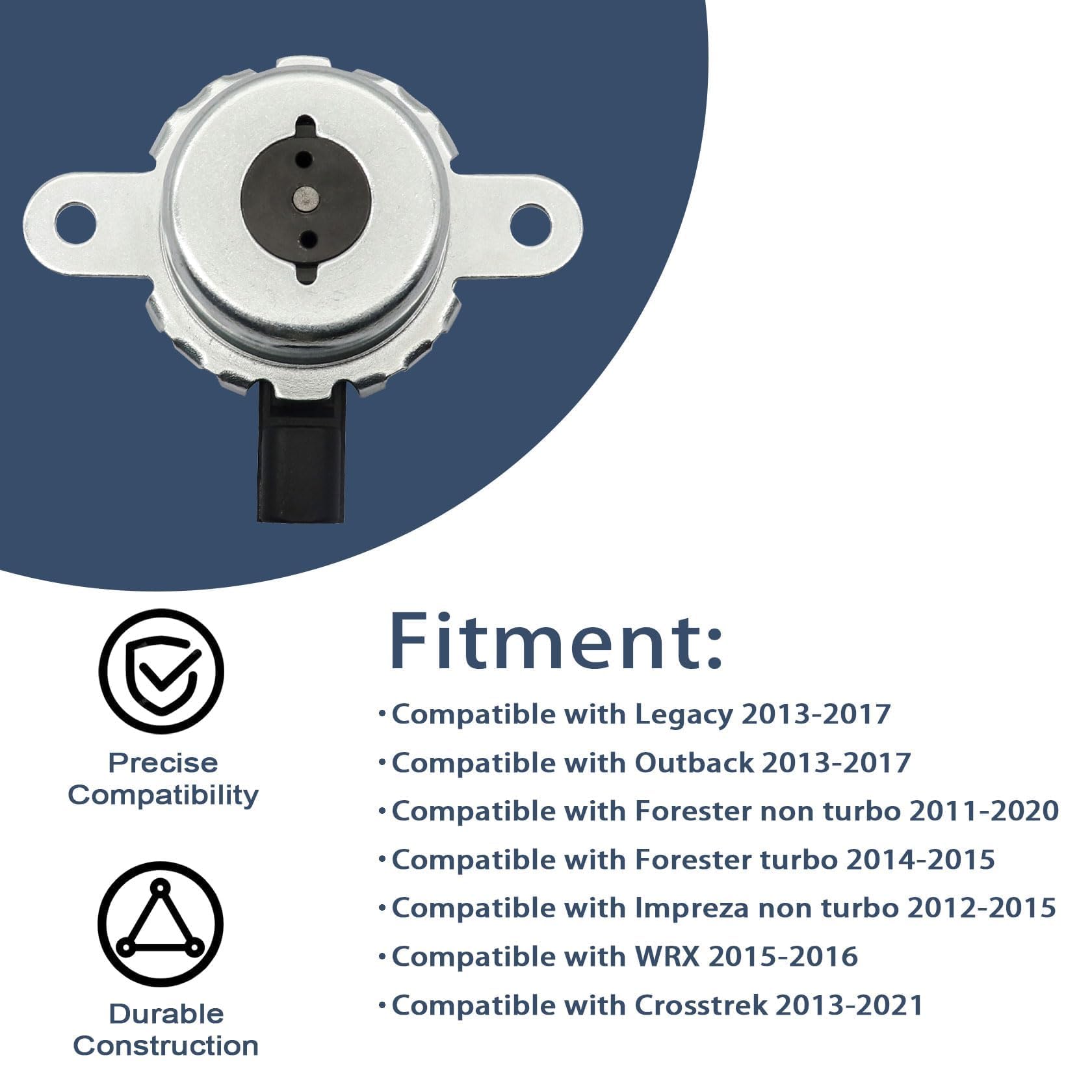 FZJDSD 10921AA220 Oil Control Valve Solenoid Engines VVT Variable Valve Timing Solenoid Compatible with Subaru BRZ Legacy Forest