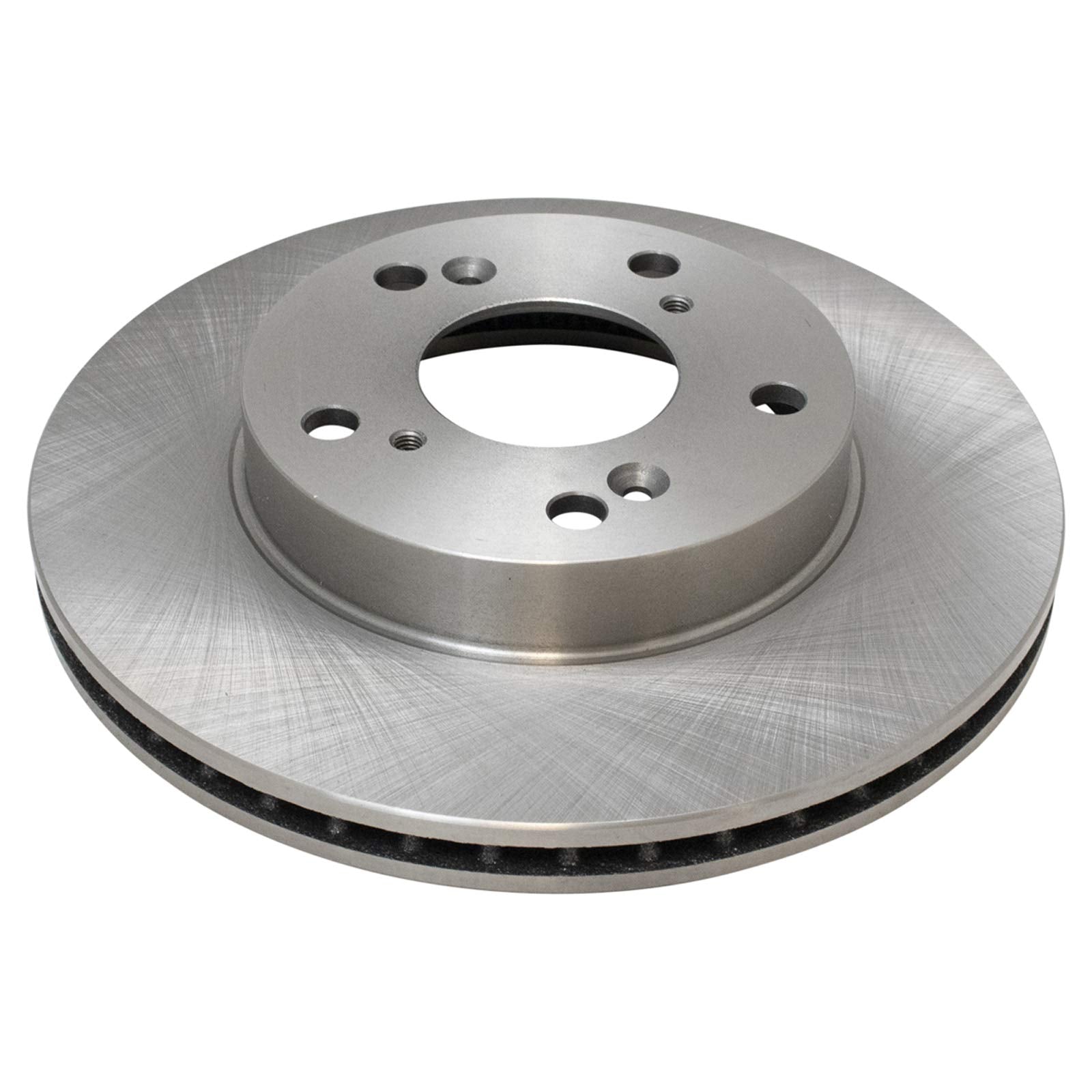 Trq Front Brake Pad & Rotor Kit Brake Pads Brake Rotor Semi-Metallic Compatible With 2013-2014 Acura Ilx