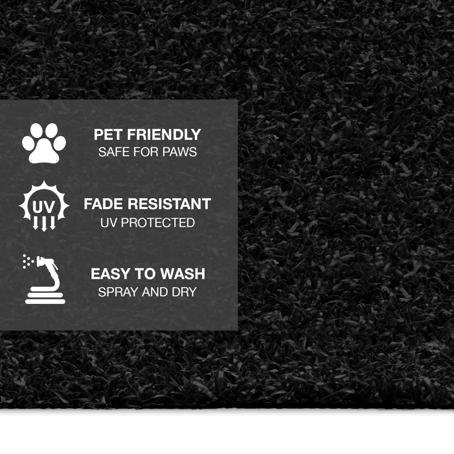 Prest-O-Fit 2-0524 Trailhead Step Rug 23.5 In. W (3 Pc Set) Fits Morryde Stepabove 3 Step - Obsidian Black