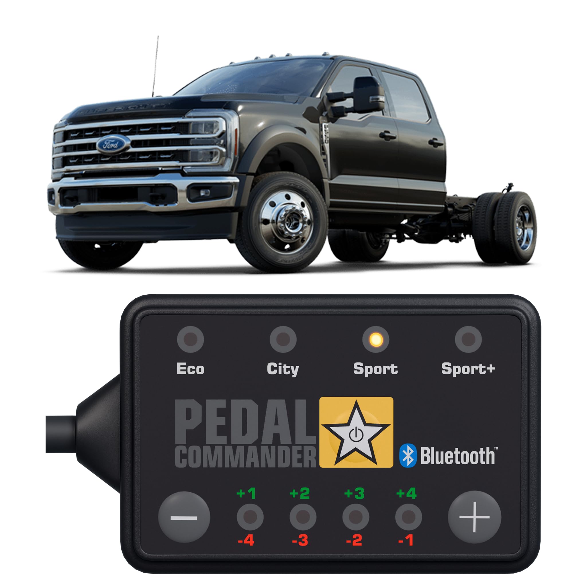 Pedal Commander For Ford F-550 2011-2025 Throttle Response Controller Fits: 3Rd,4Th Gen, Xl, Xlt, King Ranch, Lariat, Limited, P