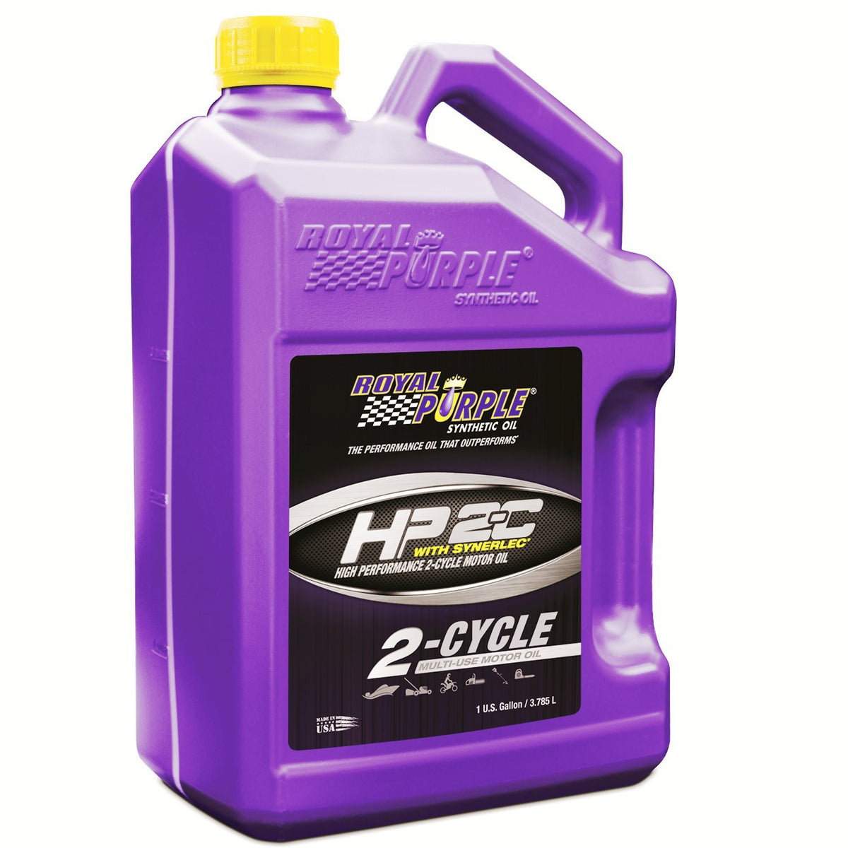 Royal Purple 44311 HP 2-C High Performance Synthetic 2-Cycle Oil - 1 Gallon, (Pack of 4)