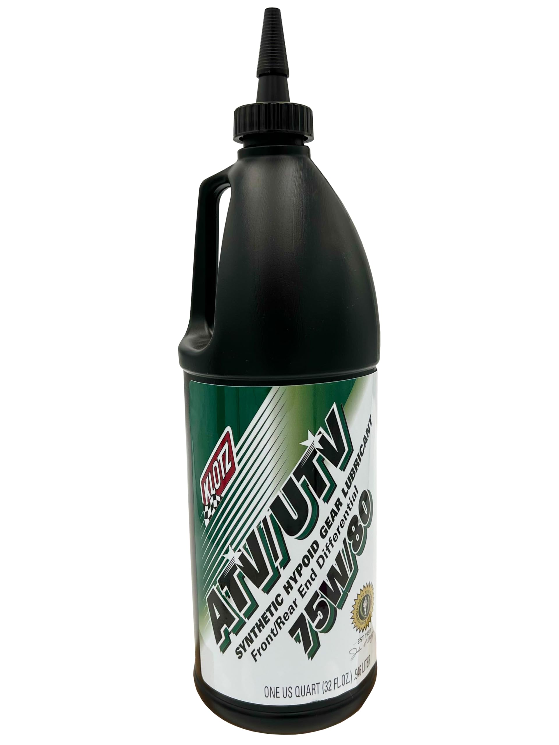 Klotz ATV UTV SXS 75W-80 Front & Rear End Differential Fluid Synthetic Klotz Oil Lubricant - 32 Ounce | Side by Side Transmissio