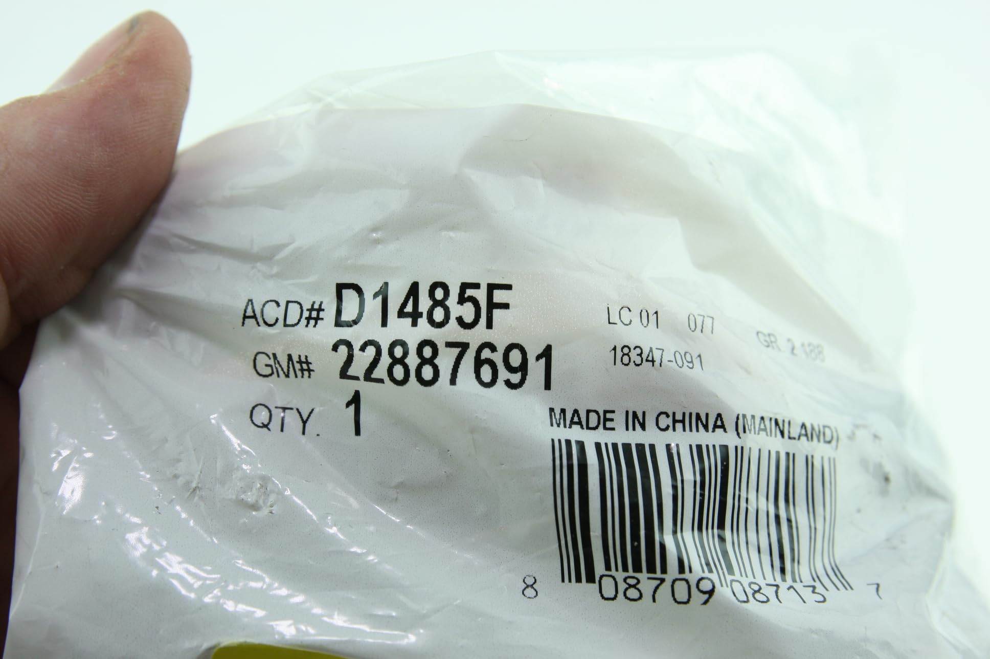 Acdelco - Ignition Switch (Slp) (D1485F)