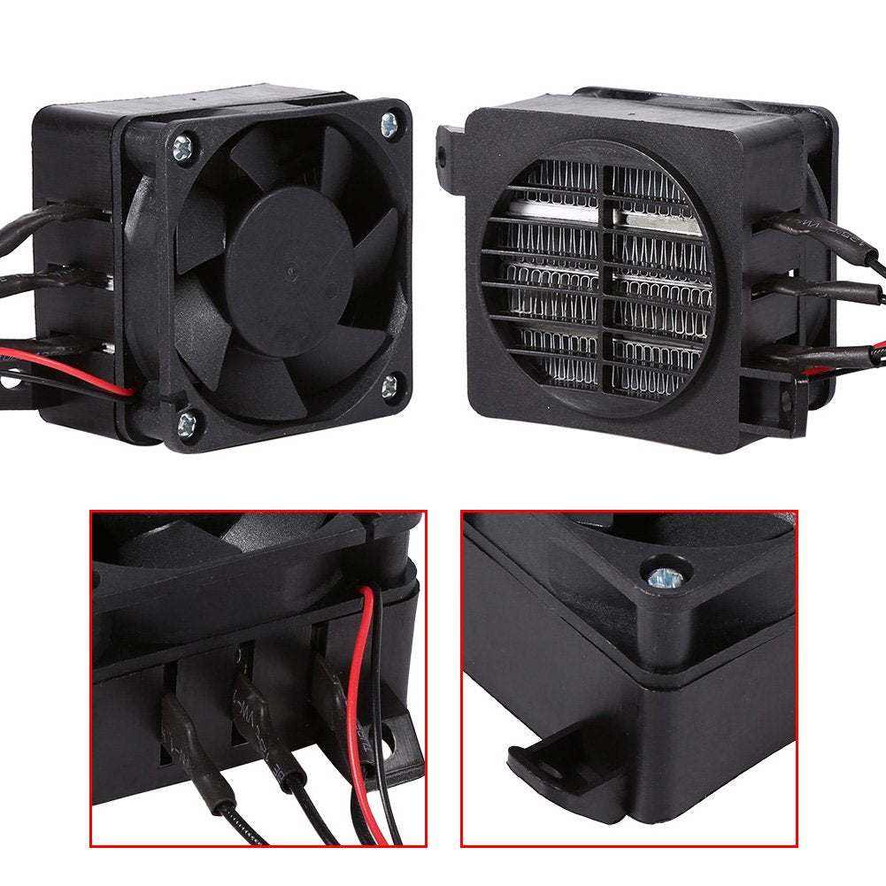 Fdit Ptc Car Fan Air Heater For Small Room Space (12V 100W)