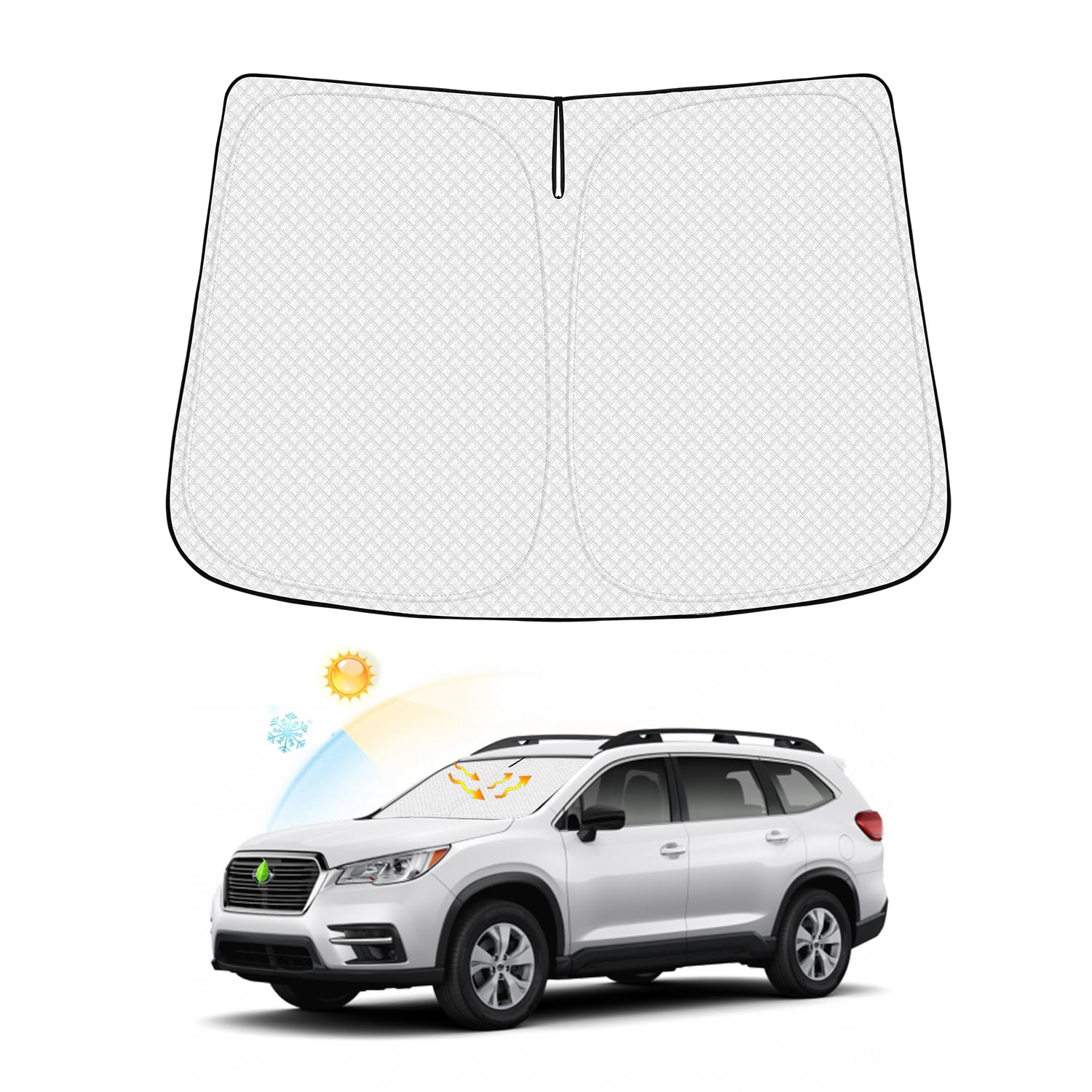 Windshield Sun Shade For Subaru Outback 2020-2024 2025 Accessories Thicken 6-Layer Foldable Front Window Sunshade Cover Sun Viso