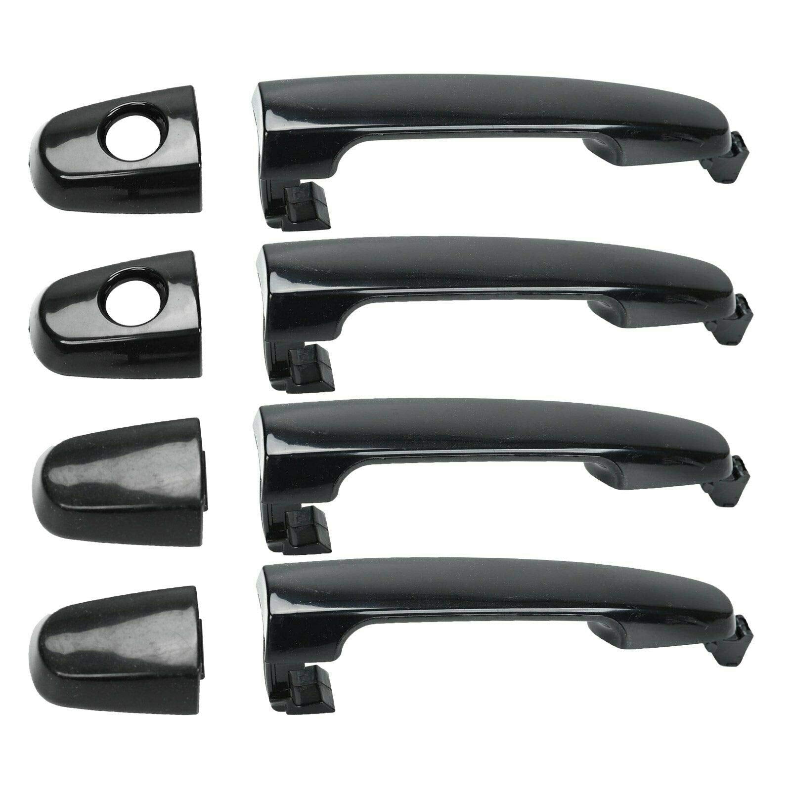 Baclaugh Front Rear Left Right Door Handle Set Of 4 Replacement For Toyota Corolla Matrix 03-08