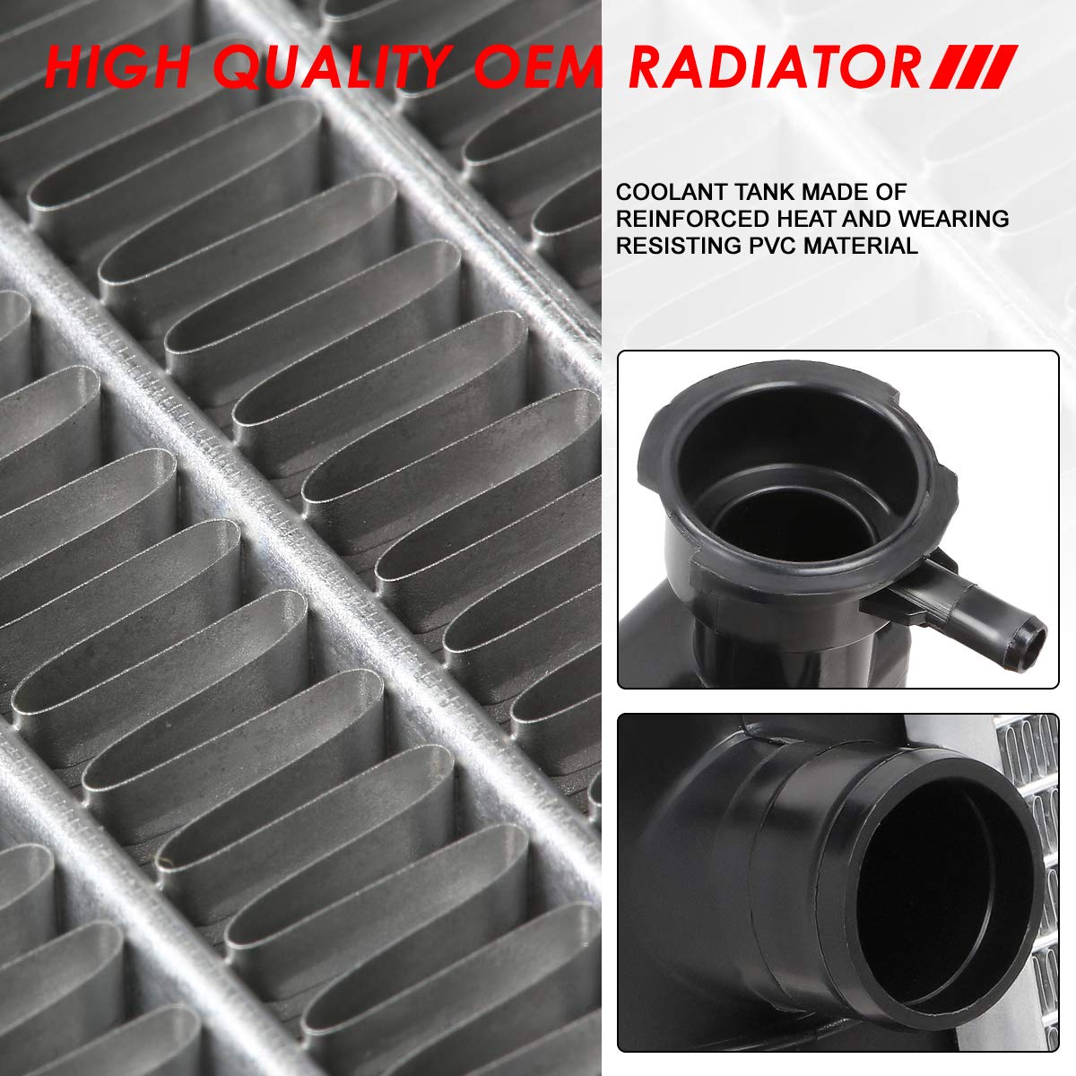 Auto Dynasty Radiator Compatible With 1988-1999 Chevy Gmc C1500 C2500 K3500 Pickup/Suburban 4.3L 5.0L 5.7L At, Dpi 1690 Radiator