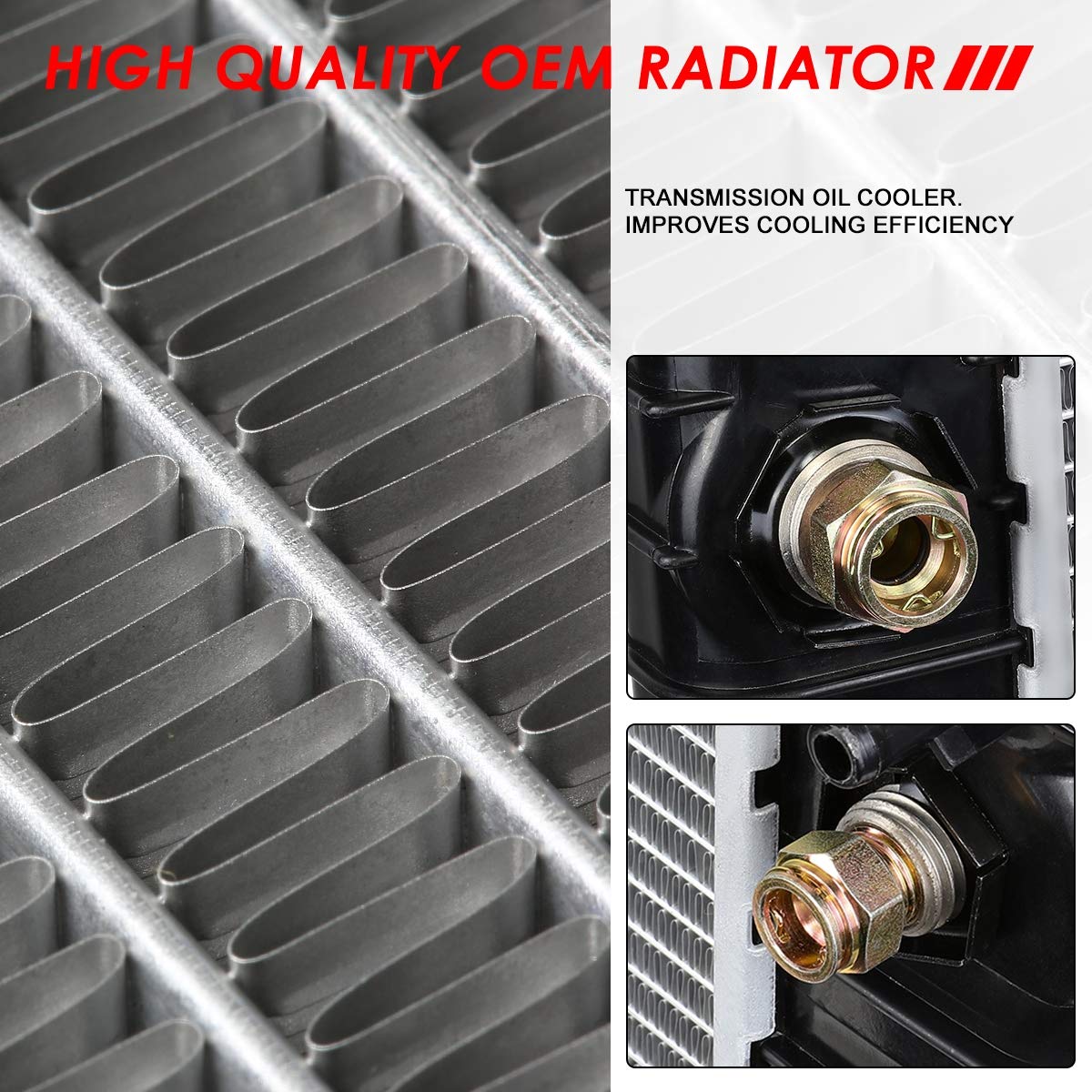 Auto Dynasty Radiator Compatible With 96-05 Chevy Blazer S10 C1500 Gmc Jimmy Sonoma Hombre Bravada 4.2L 4.3L At, Dpi 1826 Factor