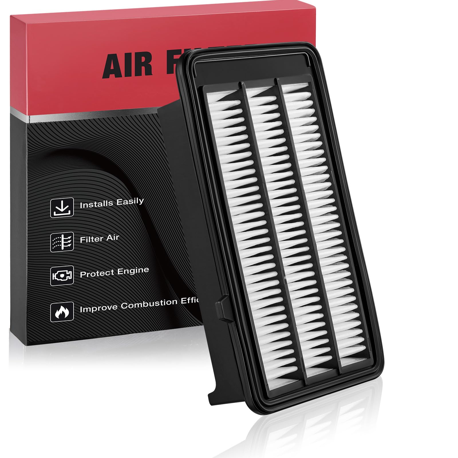 BDFHYK CA12050 Engine Air Filter Compatible with Honda CR-V 2017-2023 1.5L, Honda Civic 2017-2021 1.5L 2.0L, Replace# AF5263 PA9