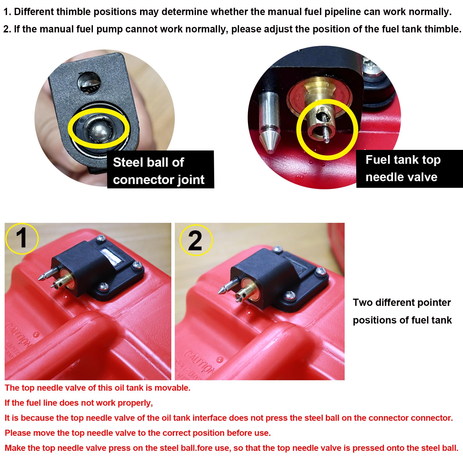 Taiss 6.56Ft Boat Motor Fuel Line Hose Outboard Primer Bulb Assembly Id 5/16' (8Mm), With Snap Connector And Steel Hose Clamps For Marine Boat Motor Vehicle