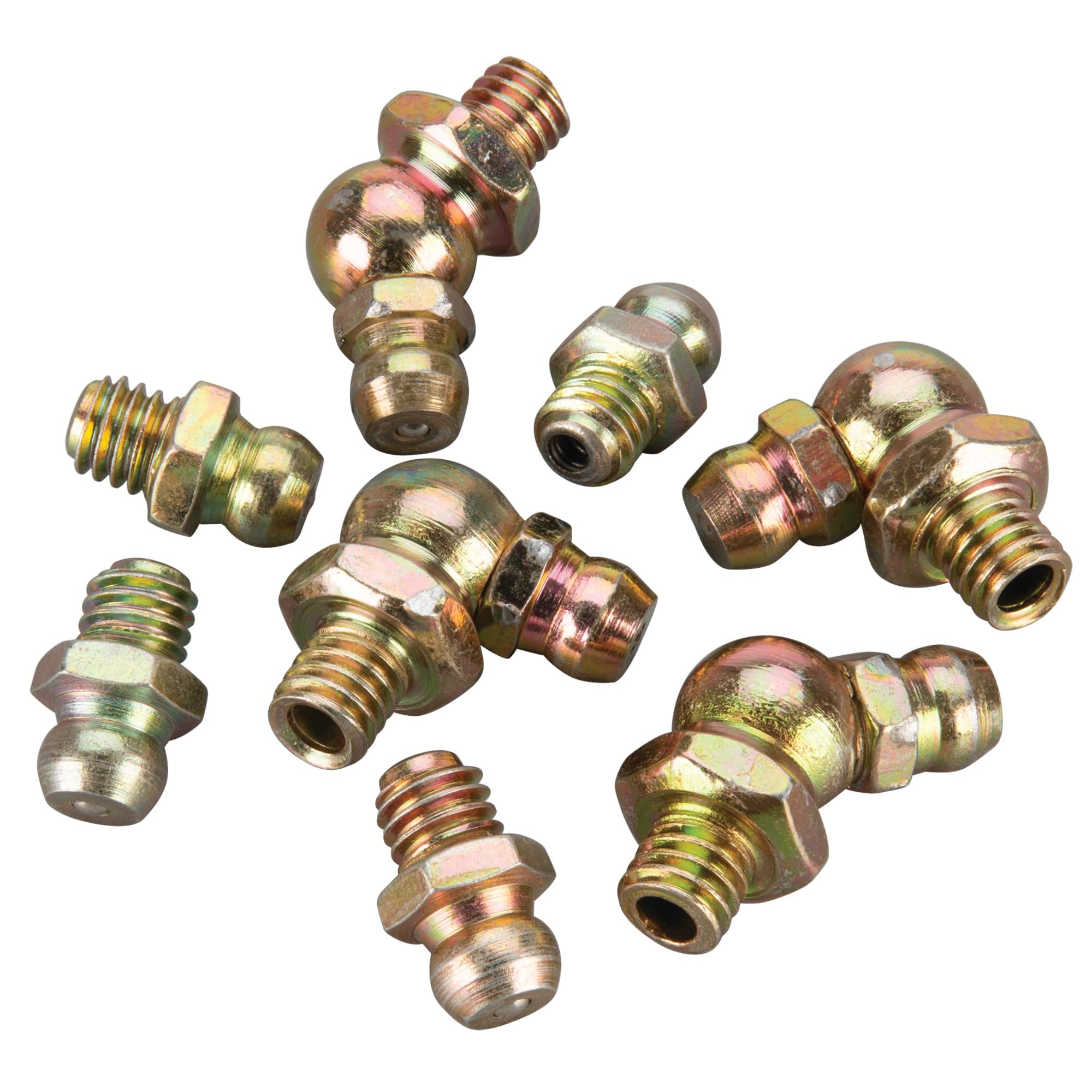 Performance Tool W54217 SAE Brake Line Fitting Kit - 1/4-Inch x 28 Thread - Includes 8 Fittings: 4 Straight, 2 45 Degree, and 2 