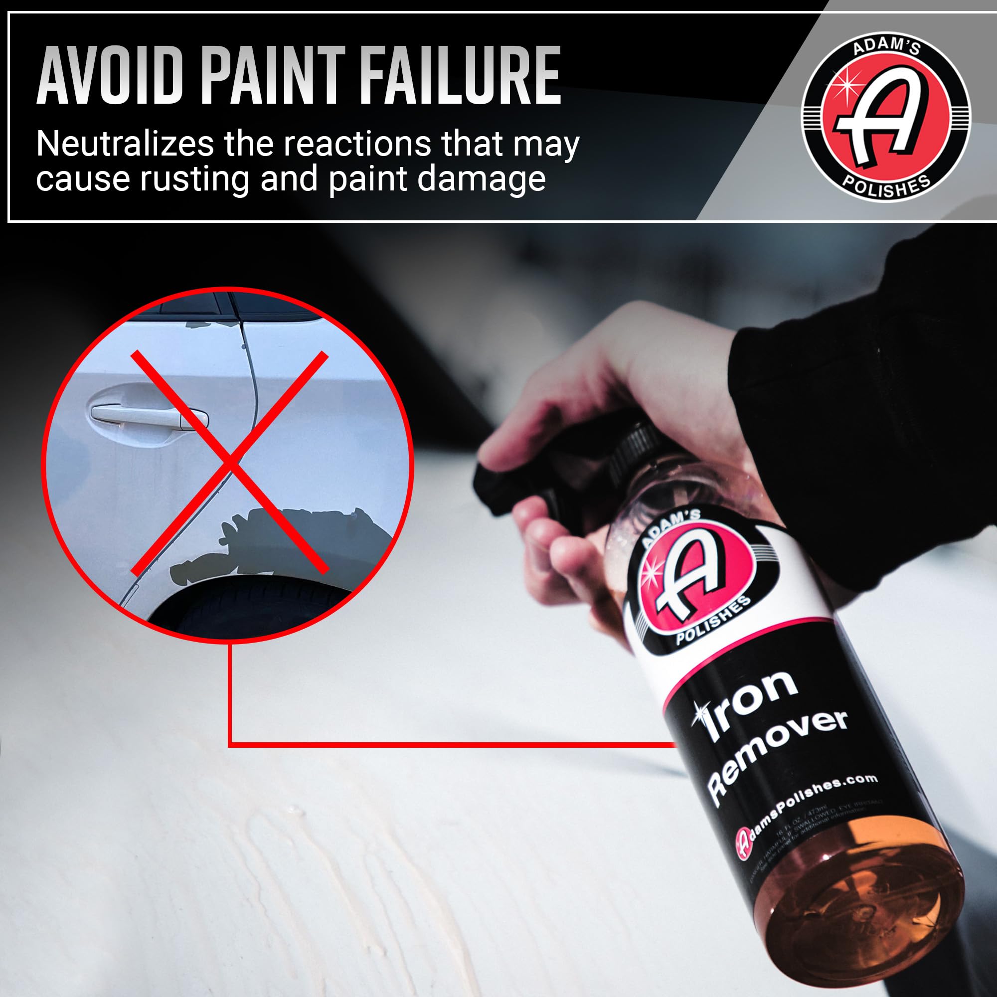 Adam 'S Iron Remover (5 Gallon) - Iron Out Fallout & Rust Remover Spray For Car Detailing On Automotive, Motorcycle, Rv, Boat Pa