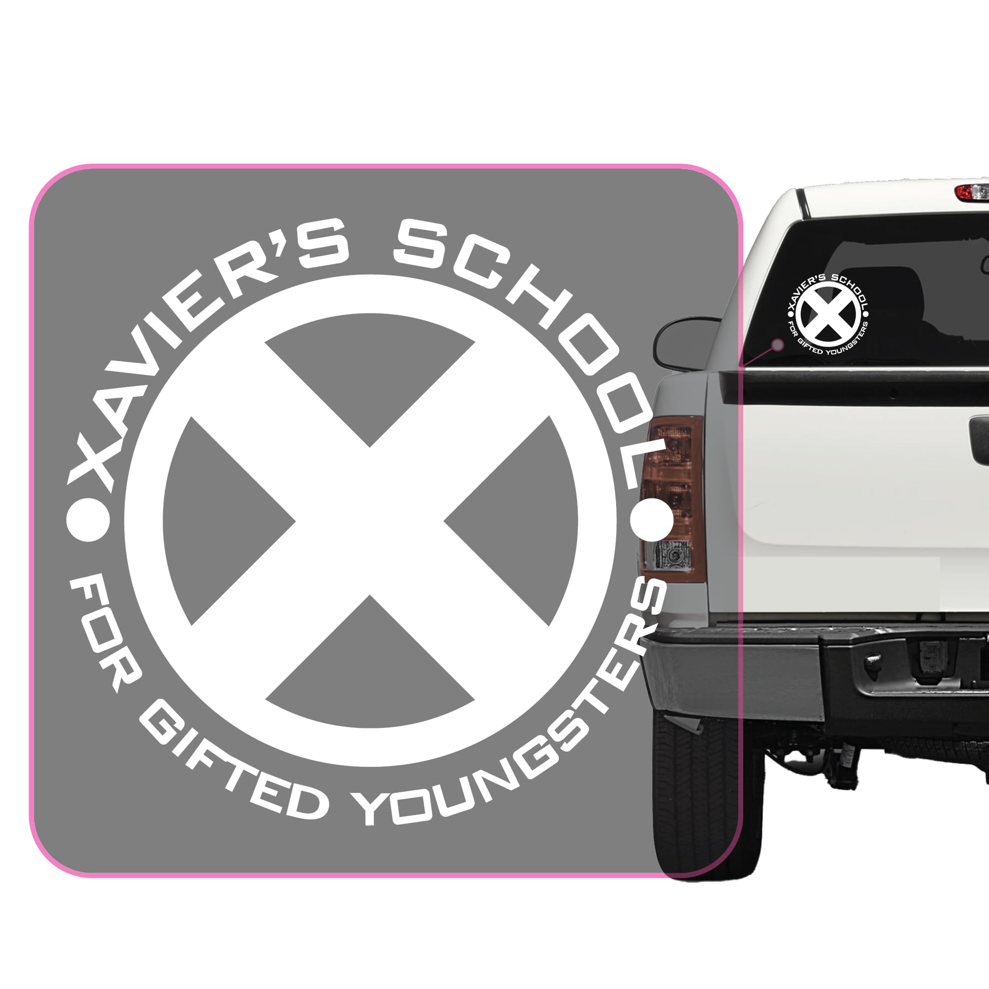 Yoonek Graphics Xavier'S School For Gifted Youngsters Inspired By X-Men Decal Sticker For Car Window, Laptop, Motorcycle, Walls,