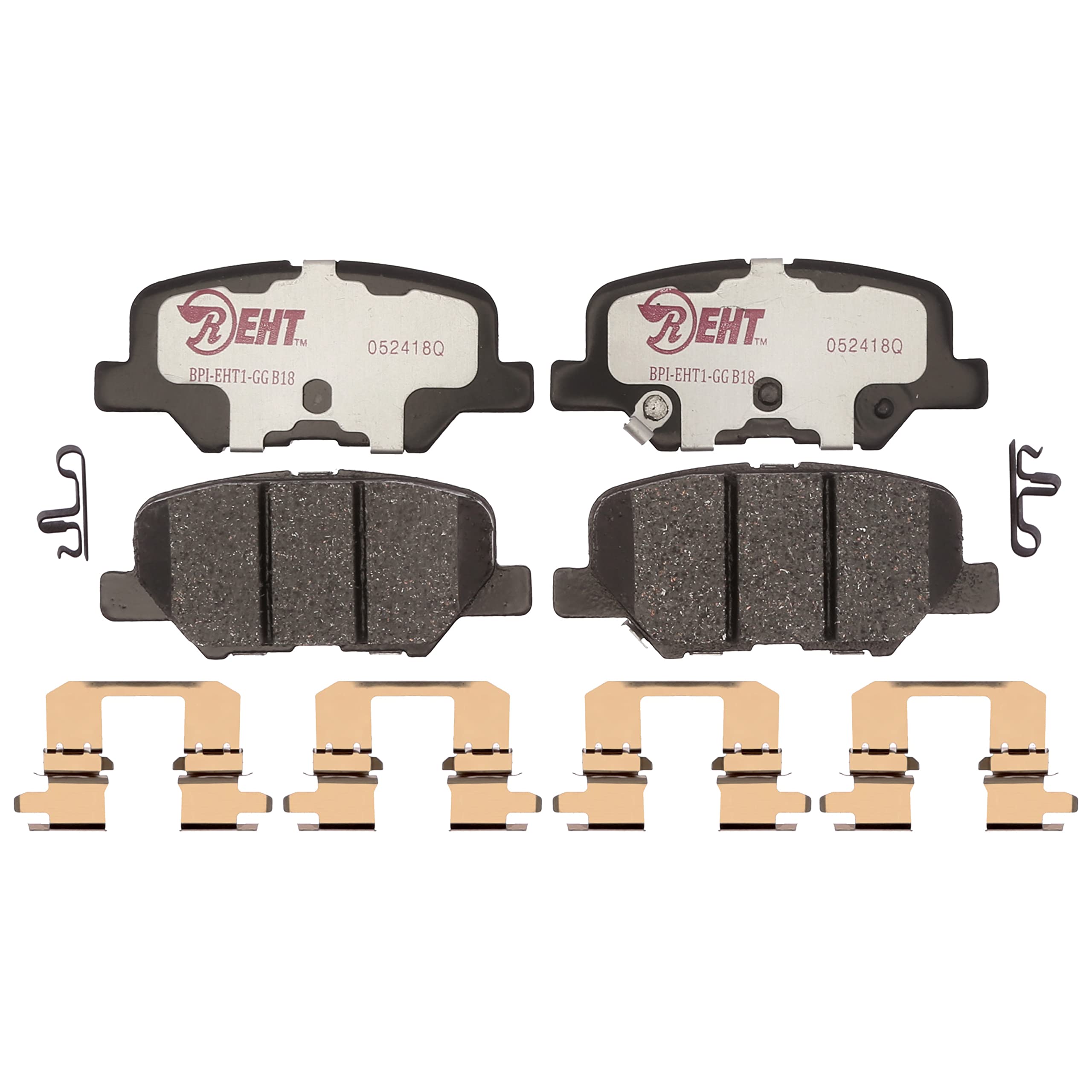 Raybestos Element3 Eht Automotive Replacement Rear Brake Pad Set For Selected Mazda (3/6), Mitsubishi (Outlander/Rvr) Model Year