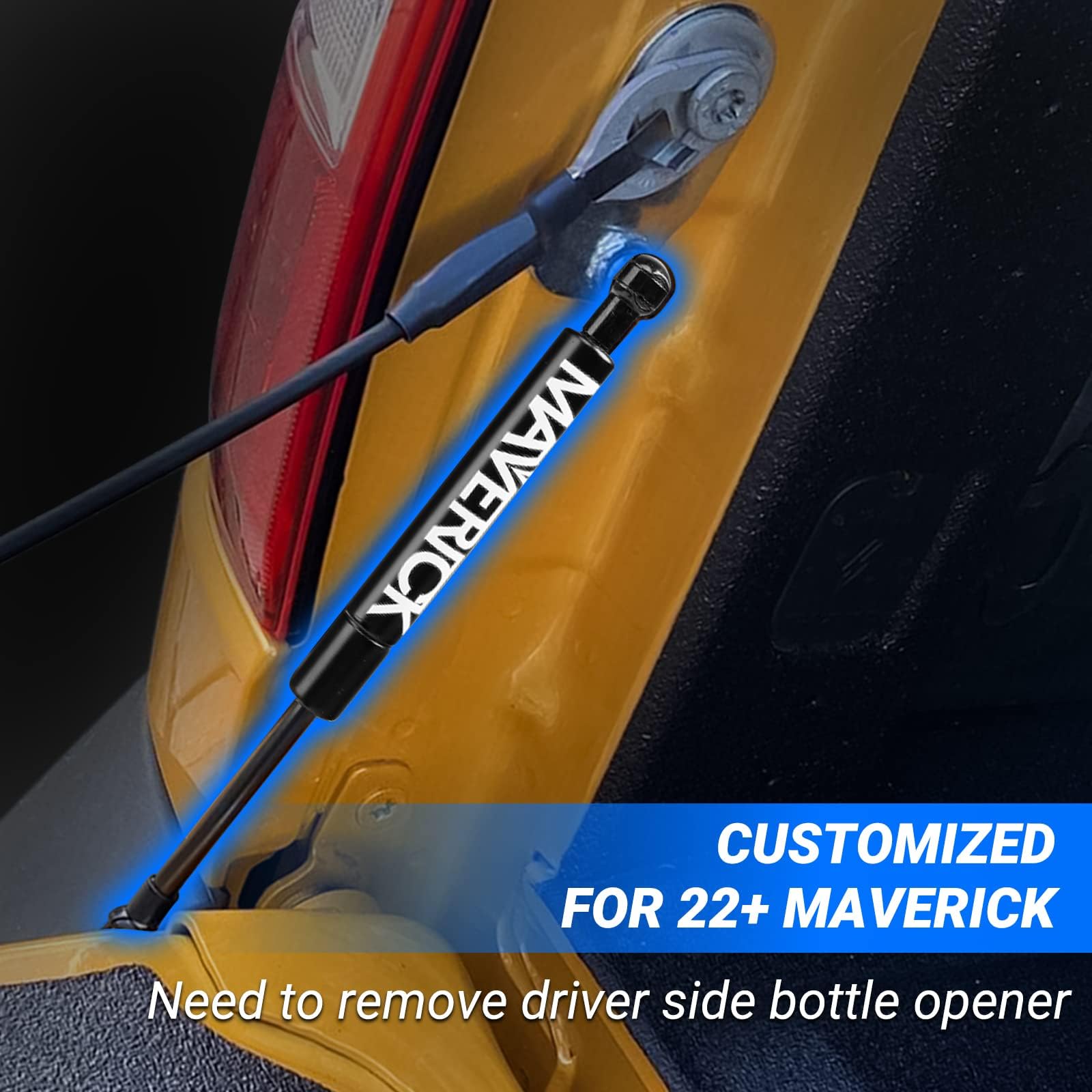 Klutchtech 2022 2023 2024 Tailgate Assist Shock Maverick Truck Lift Assist Tailgate Shock Lift Assist Soft Open Compatible With