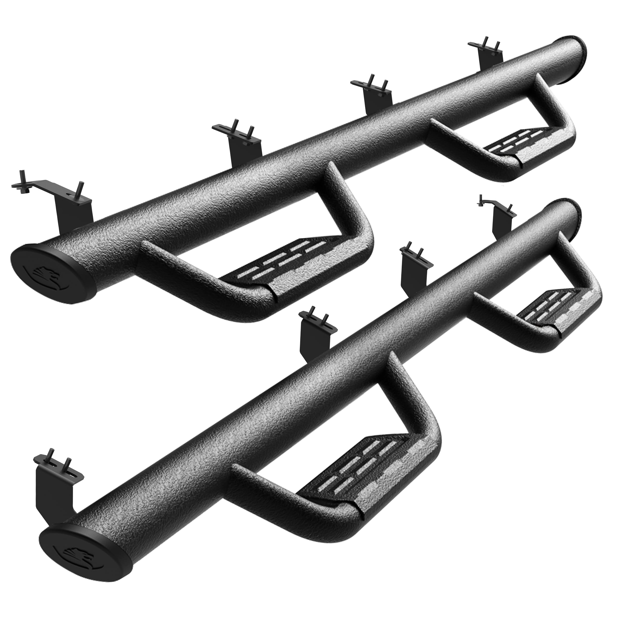 Tyger Auto Tyger Access Running Boards Compatible with 2007-2021 Toyota Tundra | CrewMax | TG-AS2T24033 | Textured Black Drop St