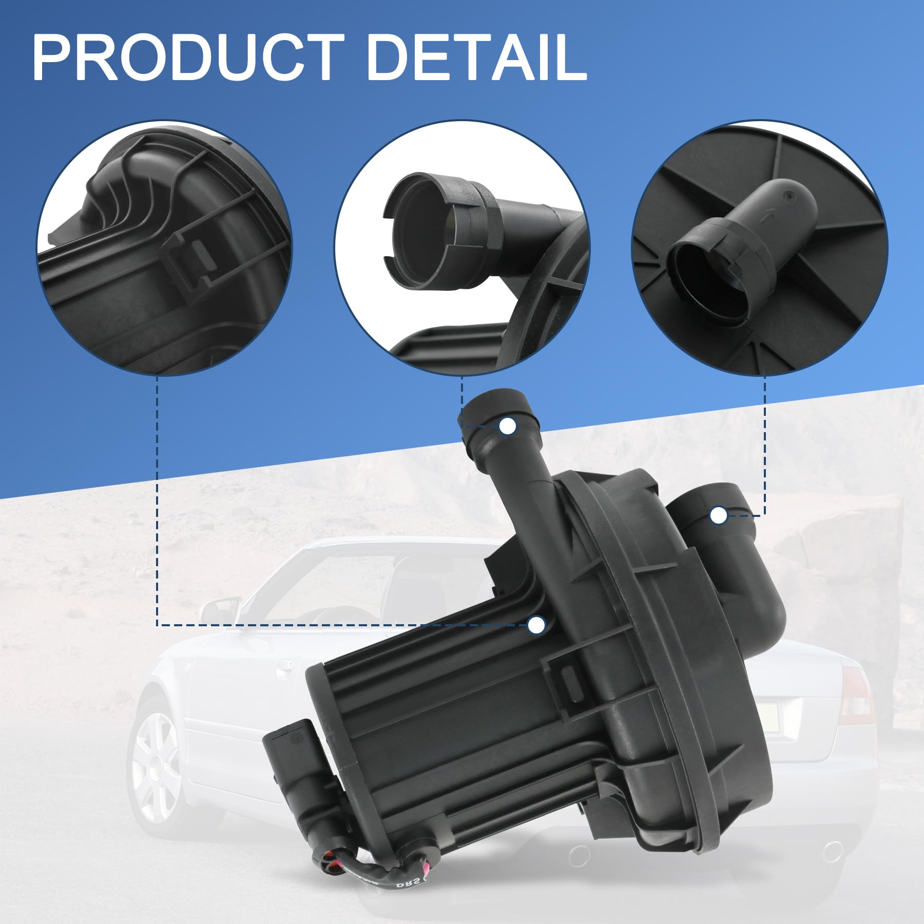 New Secondary Air Pump Smog Air Pump 06A959253B Replacement For Audi A4 A6 A8 Q7 Vw Jetta