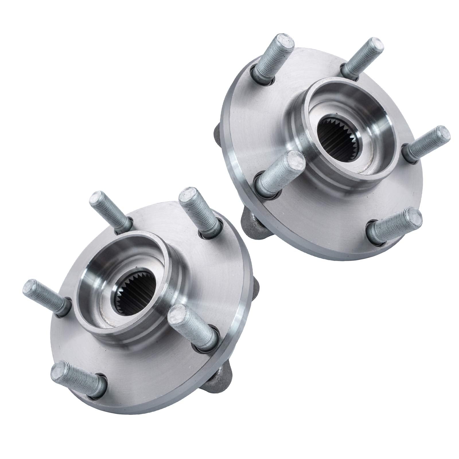 Trq Front Wheel Hub Bearings Assembly Set Compatible With 2004-2006 Infiniti G35