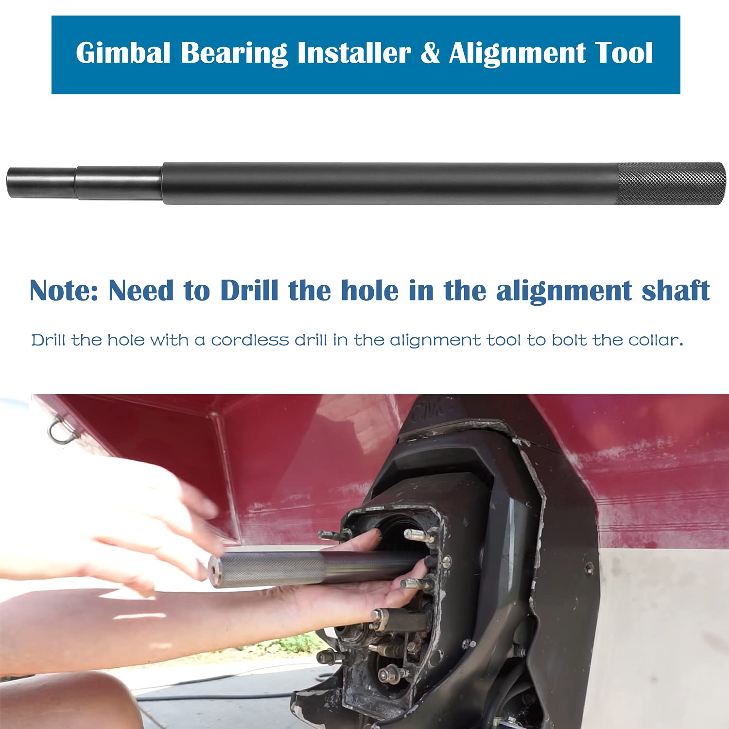 Boat Alpha Gimbal Bearing Puller Installer & Engine Alignment Tool Kit For Mercruiser Boat Alpha, Bravo, Omc, For Volvo