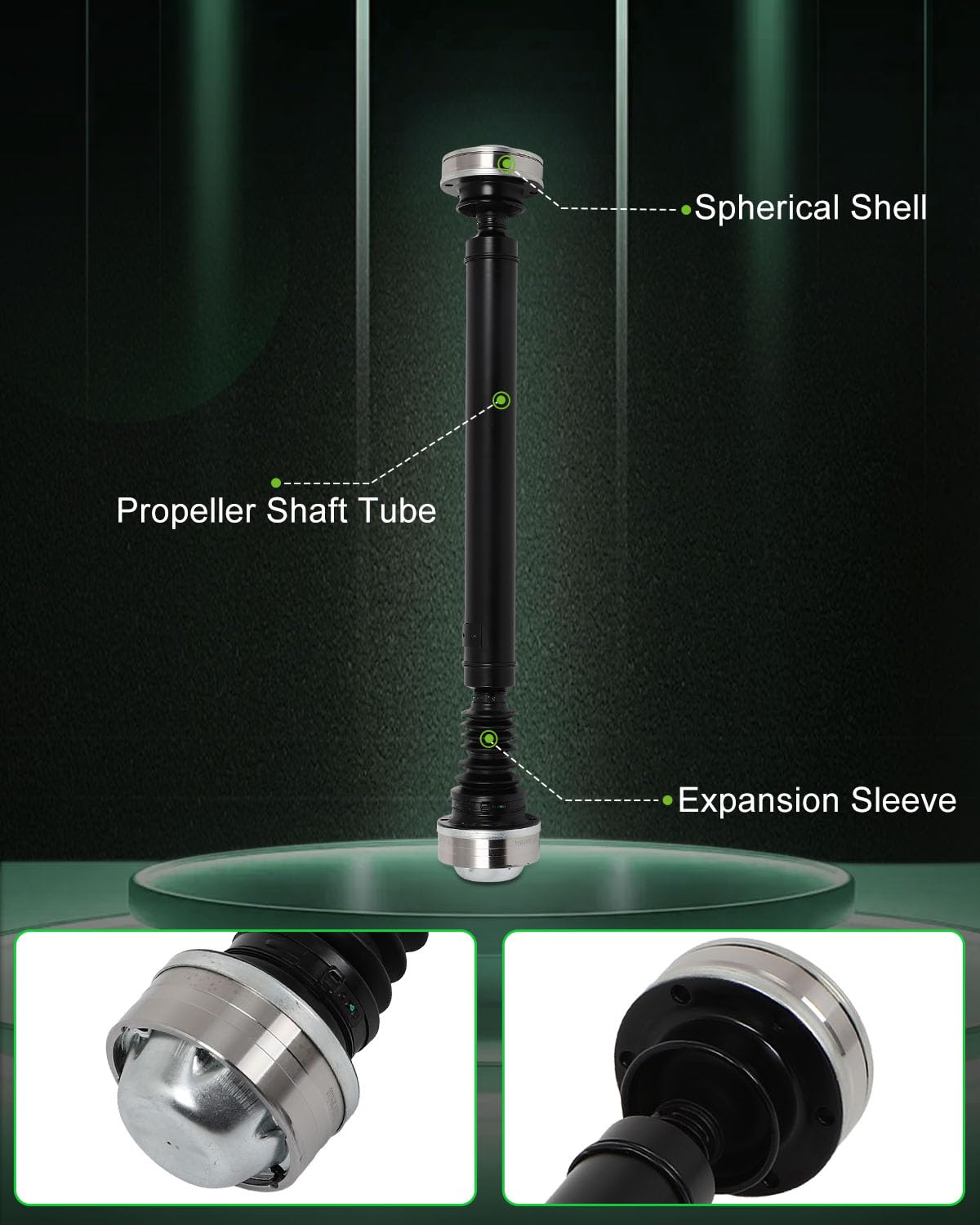 Scitoo?30.31''?Steel Front Driveshaft Assembly Drive Shaft Prop Shaft For Jeep Commander 2007-2010,For Jeep Grand Cherokee 2007-