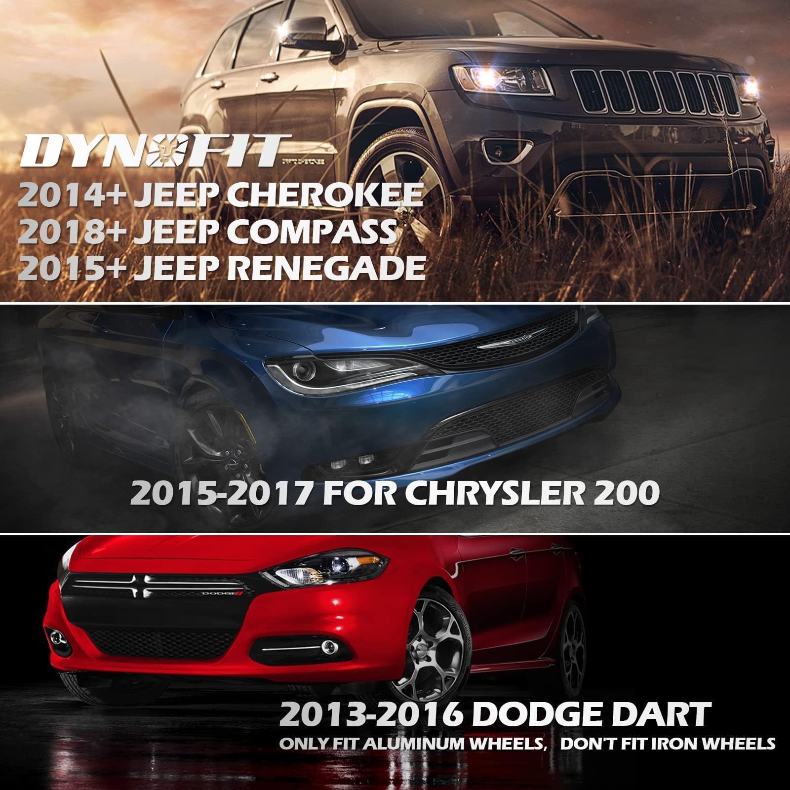 dynofit 12x1.25 OEM/Stock Wheel Lug Bolts, 20pcs ET 28mm Shank 19mm Hex 2.45 inch Length Solid Chrome Studs Set for 2015-2022 Je