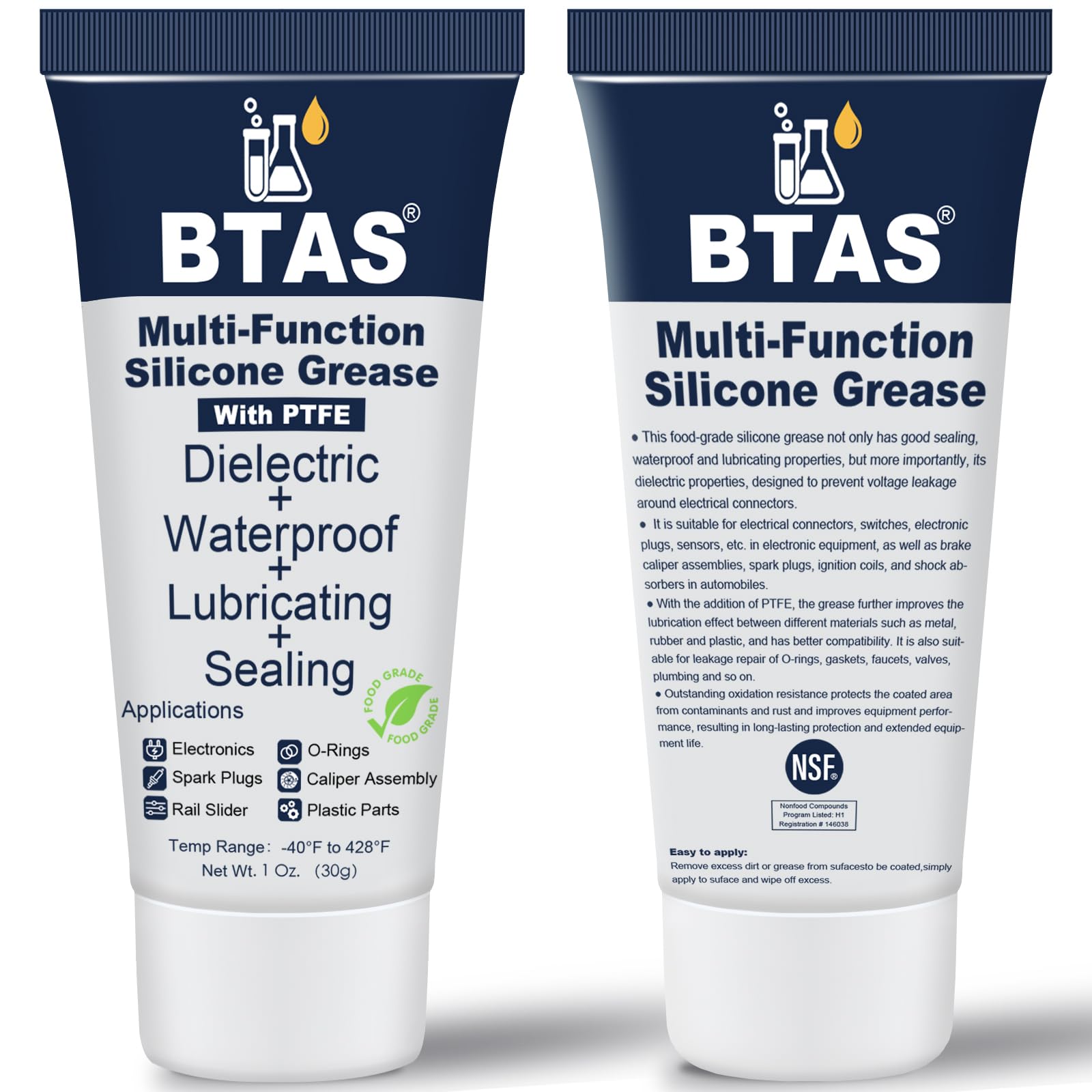 Btas Dielectric Grease Automotive For Electrical Connectors,Di Dialectical Contact Tune-Up Grease Of Car Spark Plug Boot Compone