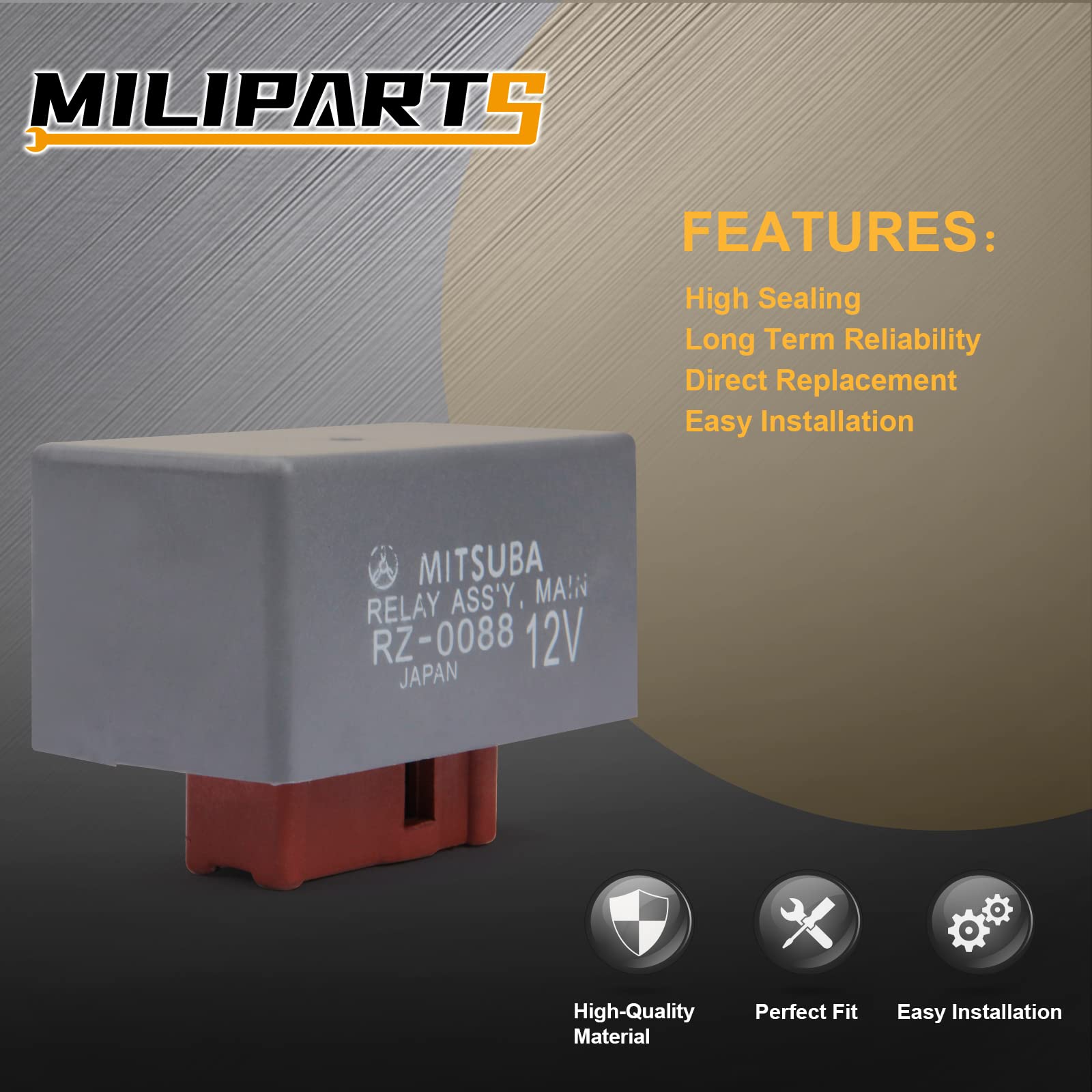 Miliparts Main Relay Assembly Compatible With Honda 1998-2002 Accord 1998-2004 Odyssey 2003-2004 Pilot 1998-2001 Prelude 2001-2003 Acura Cl 2001-2002 Mdx 1999-2003 Tl, Oe# 39400-S84-003