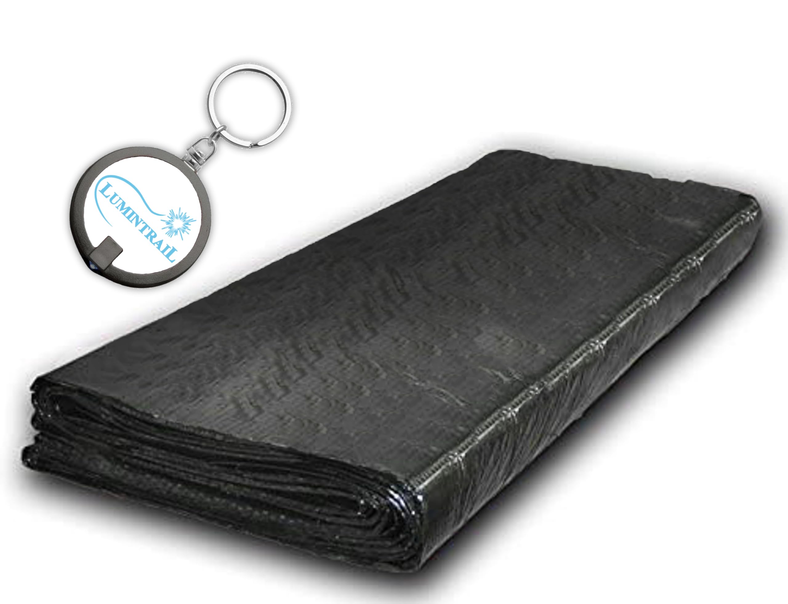 Lumintrail Mobile Flex Bottom Board Mobile Home Underbelly Wrap Repair | 48" X 14Ft | Durable Polyethylene Vapor Barrier For Mobile Home, Rv, Trailers, Campers | With A Keychain Light