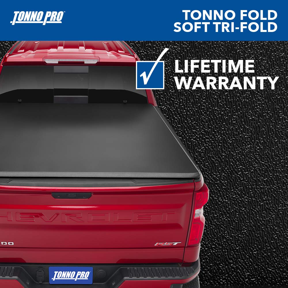 Tonno Pro Tonno Fold, Soft Folding Truck Bed Tonneau Cover | 42-201 | Fits 2009 - 2018, 2019 - 2020 Classic Dodge Ram 1500/2500/