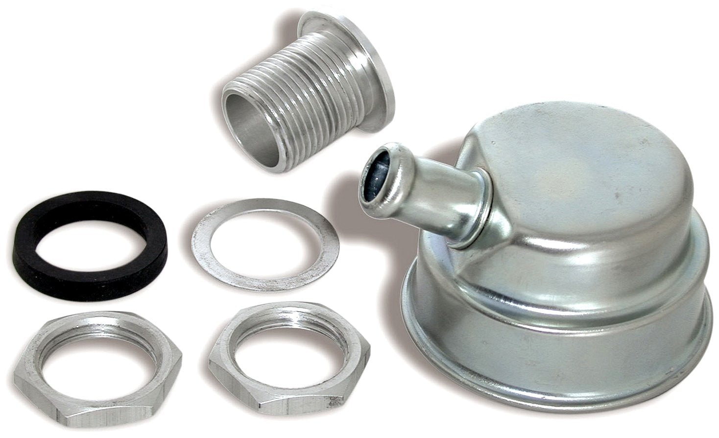 Moroso 68785 Oil Separator Breather, Positive Locking