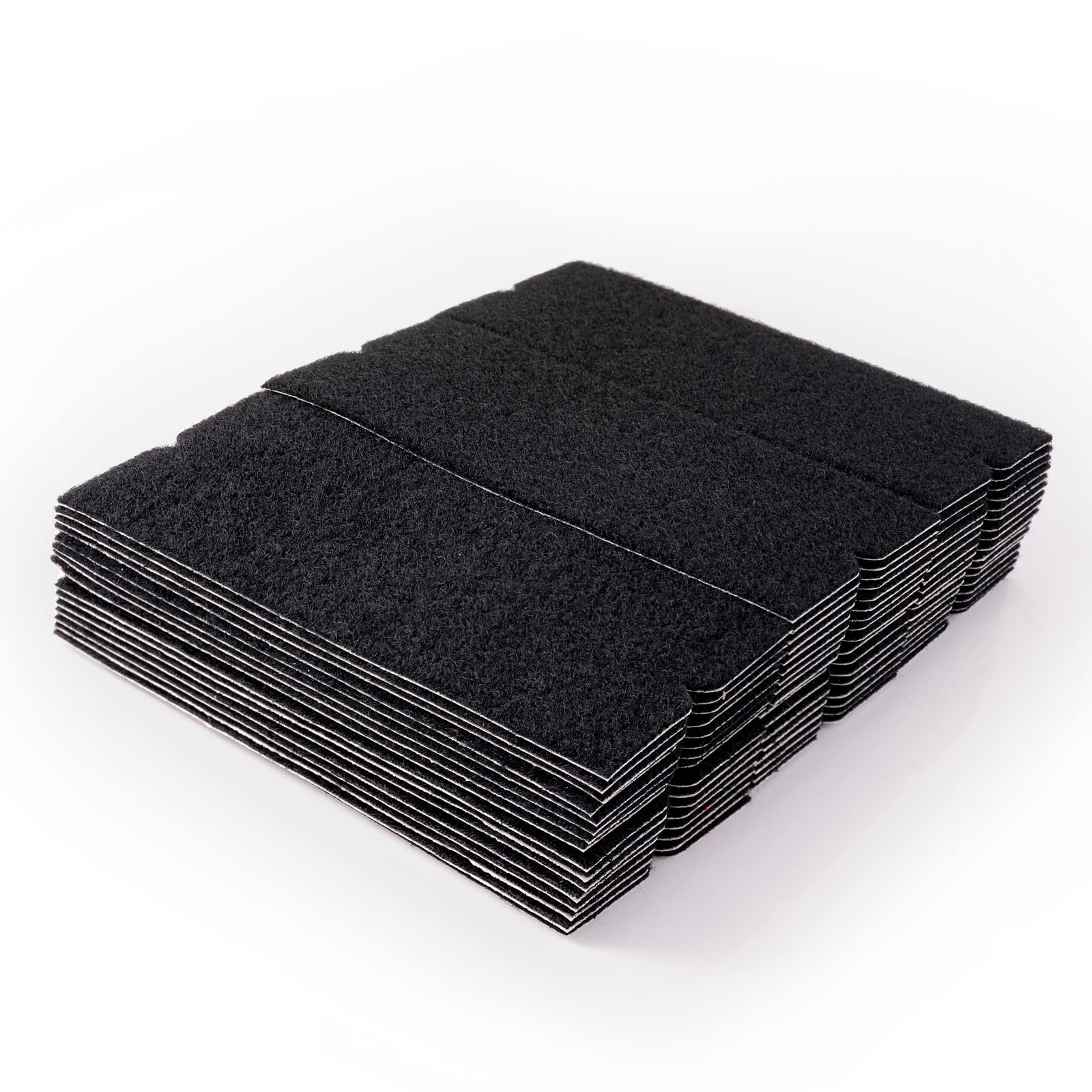 FOSHIO Black Standard Pre-Cut Self-Adhesive Squeegee Fabric Felt Replacement for 4Inch Squeegee Car Vinyl Application Tools Tint
