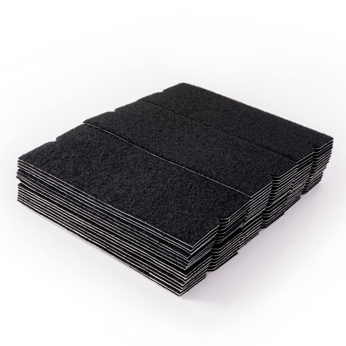 Foshio Black Standard Pre-Cut Self-Adhesive Squeegee Fabric Felt Replacement For 4Inch Squeegee Car Vinyl Application Tools Tint