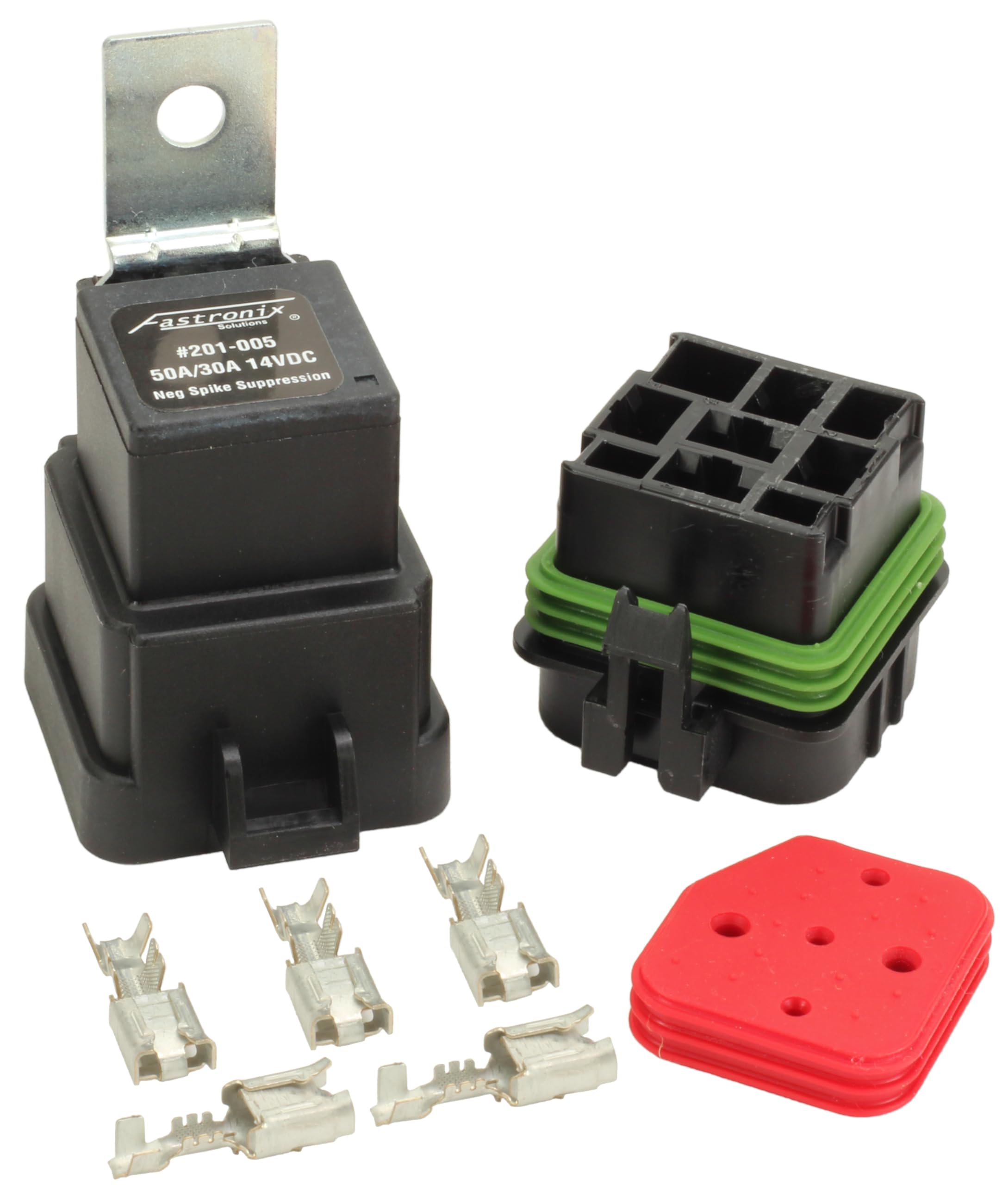 Fastronix 50/30 Amp Weatherproof Automotive Relay And Socket Parts Kit