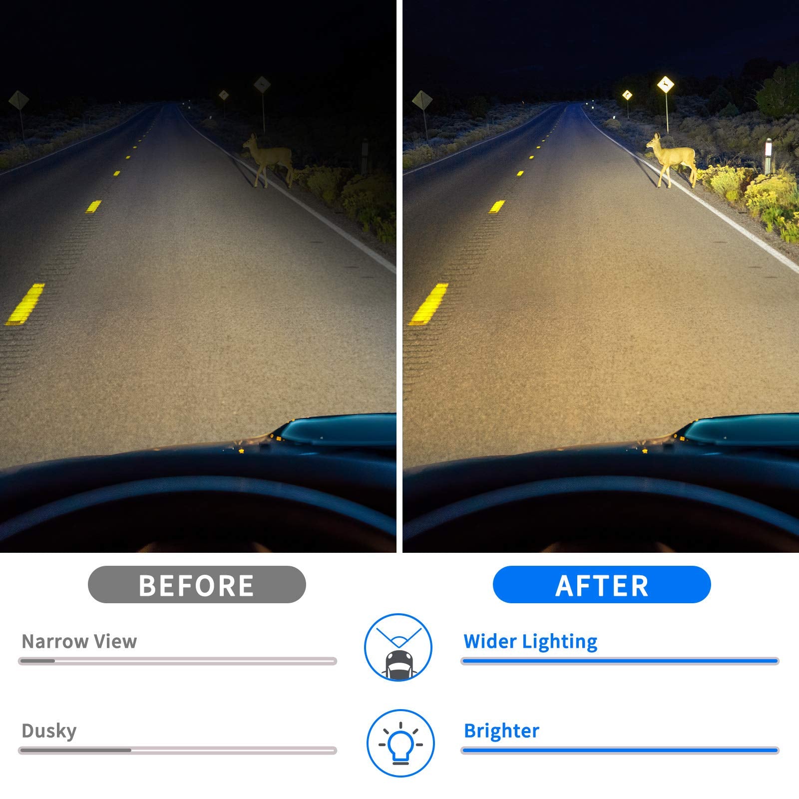 Dwvo Headlight Assembly Compatible With 05-10 Chevy Cobalt/05-06 Pursuit/07-09 Pontiac G5 Chrome Housing Amber Reflector Driver