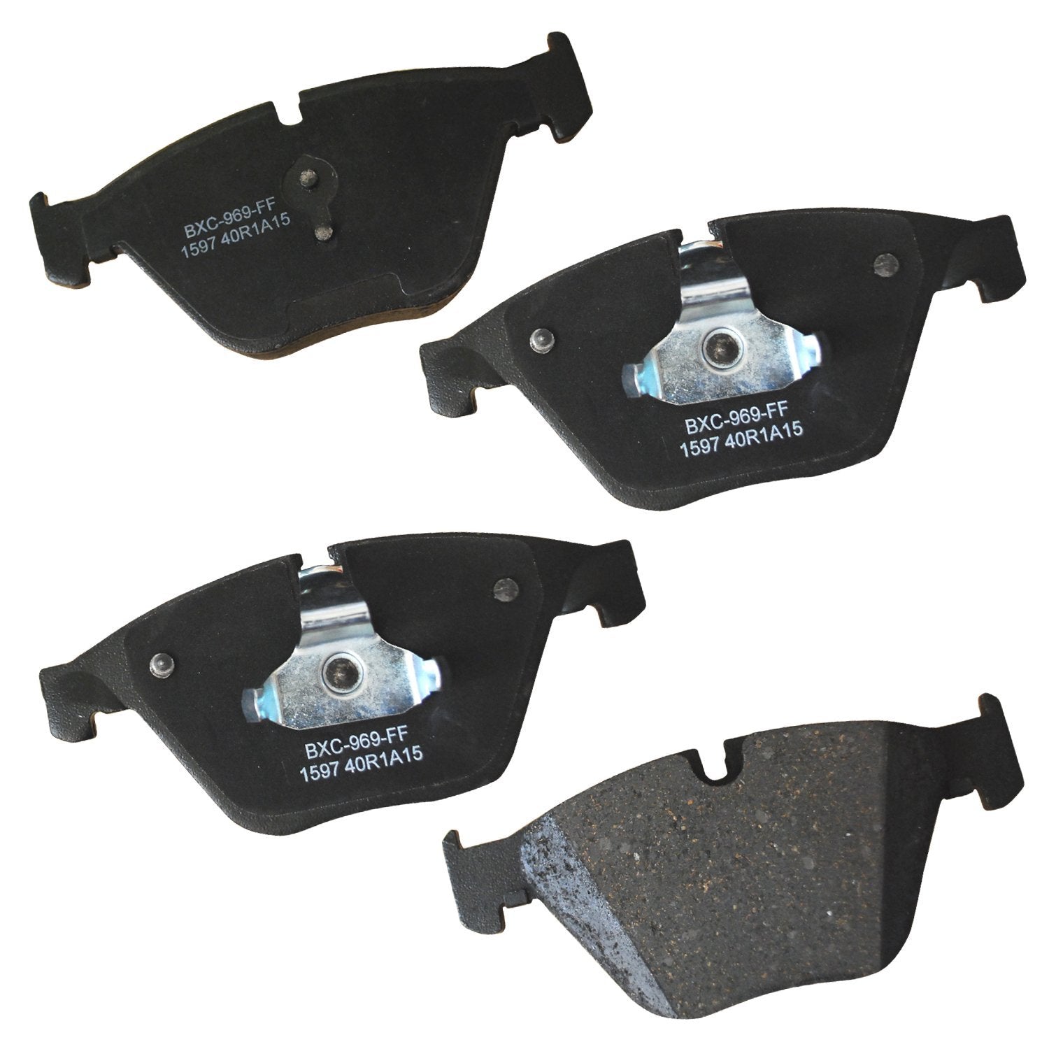 Bendix Premium Sbc1597 Ceramic Front Brake Pads For Select Models Bmw 528I, 535D, 535D Xdrive, 535I, 535I Gt, Gt 640I, 640I Gran