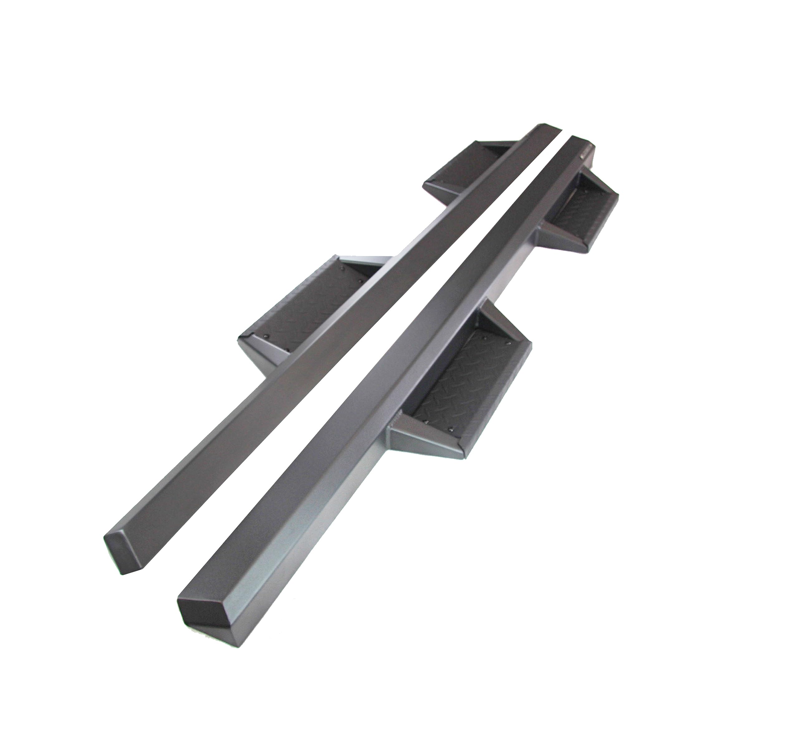 Black Horse Off Road Black Horse Impact Heavy Duty Drop Side Steps - Black Compatible With 2015-2022 Ford F-150 Super Cab Im-Fof1Sc