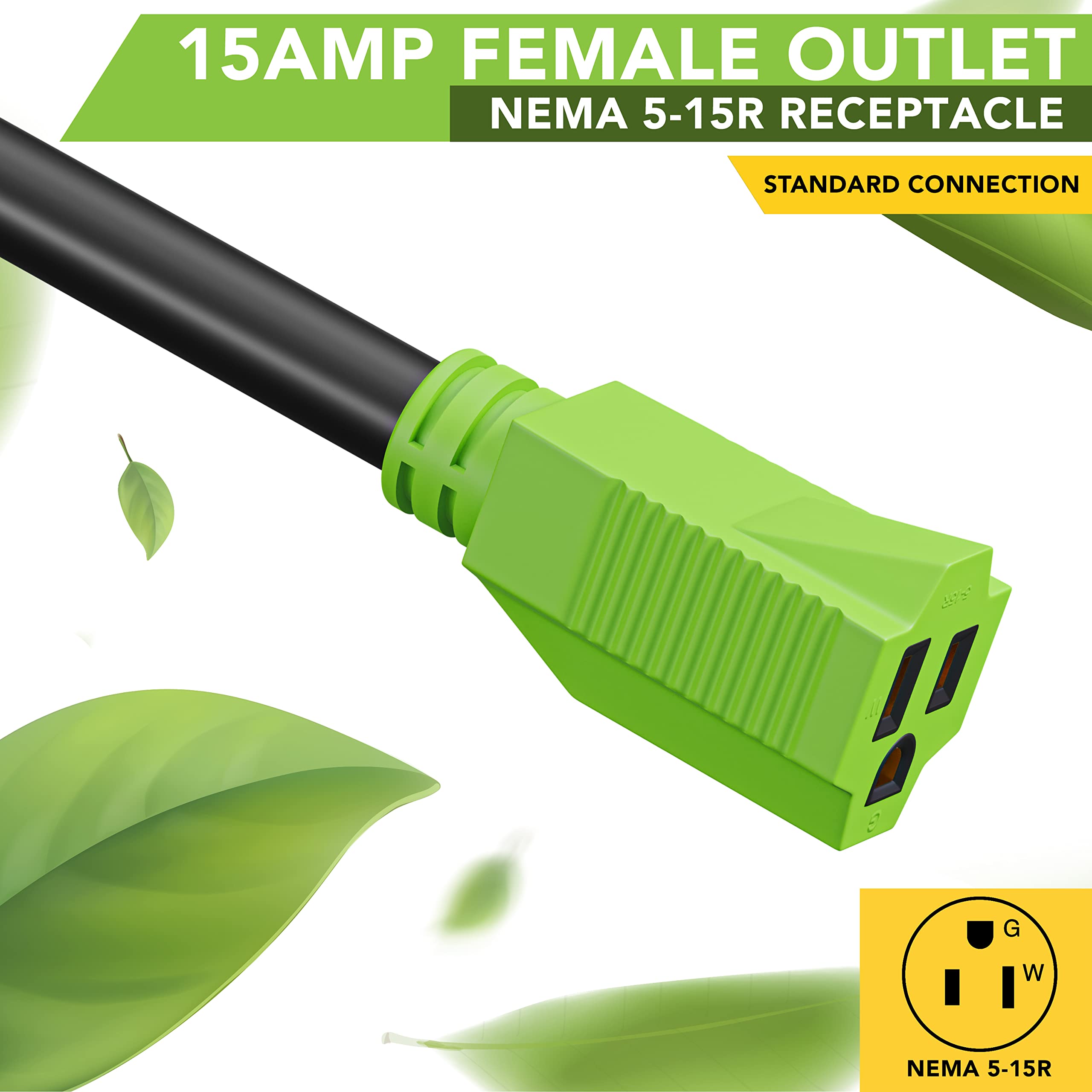 Leisure Cords 30 Amp Male To 15 Amp Female Dogbone Adapter Rv Electrical Converter Cord Cable (30A Male - 15A Female)