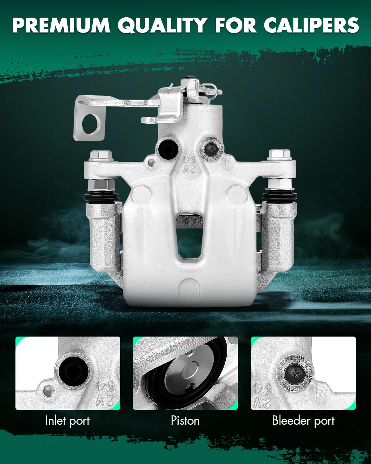 Scitoo 19B6789 19B6788 Rear Left & Right Disc Brake Calipers Assembly W/Bracket For Hyundai For Elantra Gt/For Veloster,For Kia