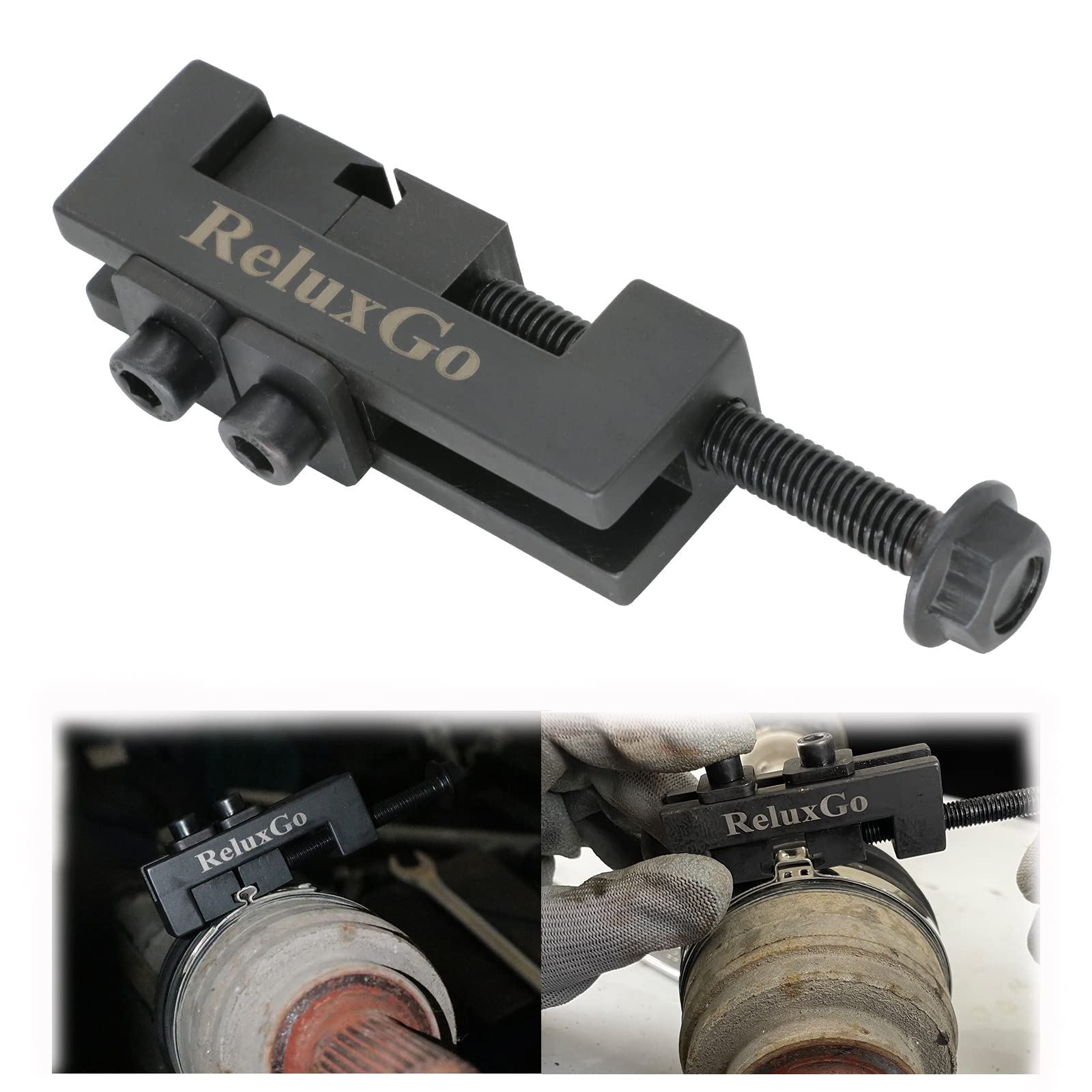 ReluxGo CV Boot Clamp Pliers, Single Ear Hose Drive Shaft CV Axle Boot Clamp Removal and Installation Tool Compatible with Toyot