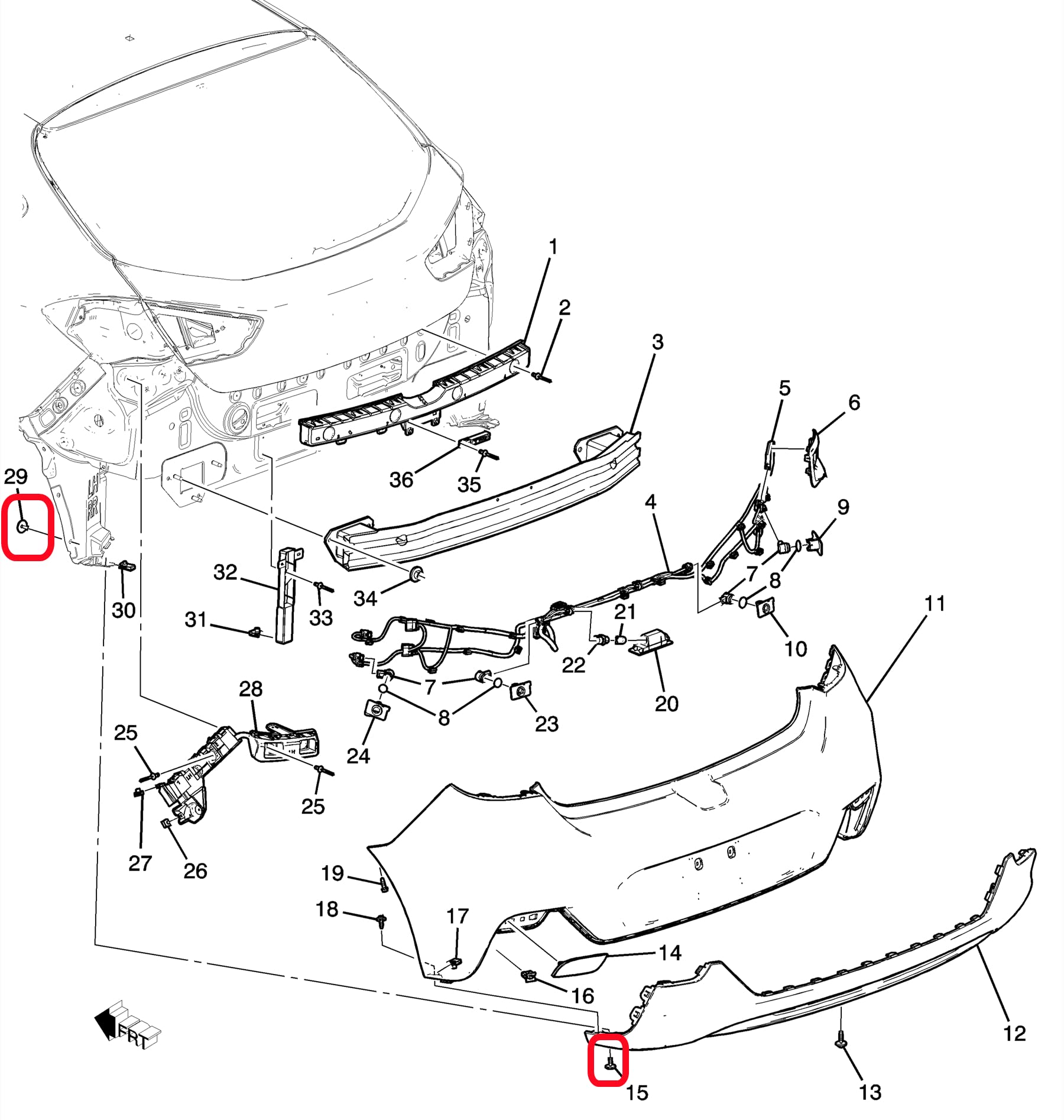 Rexka Fender Liner Splash Shield Bolt Screw 11548270 Compatible With Gm Chevrolet Camaro Colorado Cruze Equinox Impala Malibu Traverse Cadillac Ats Ct6 Cts Xt5 Xts (Pack Of 10)