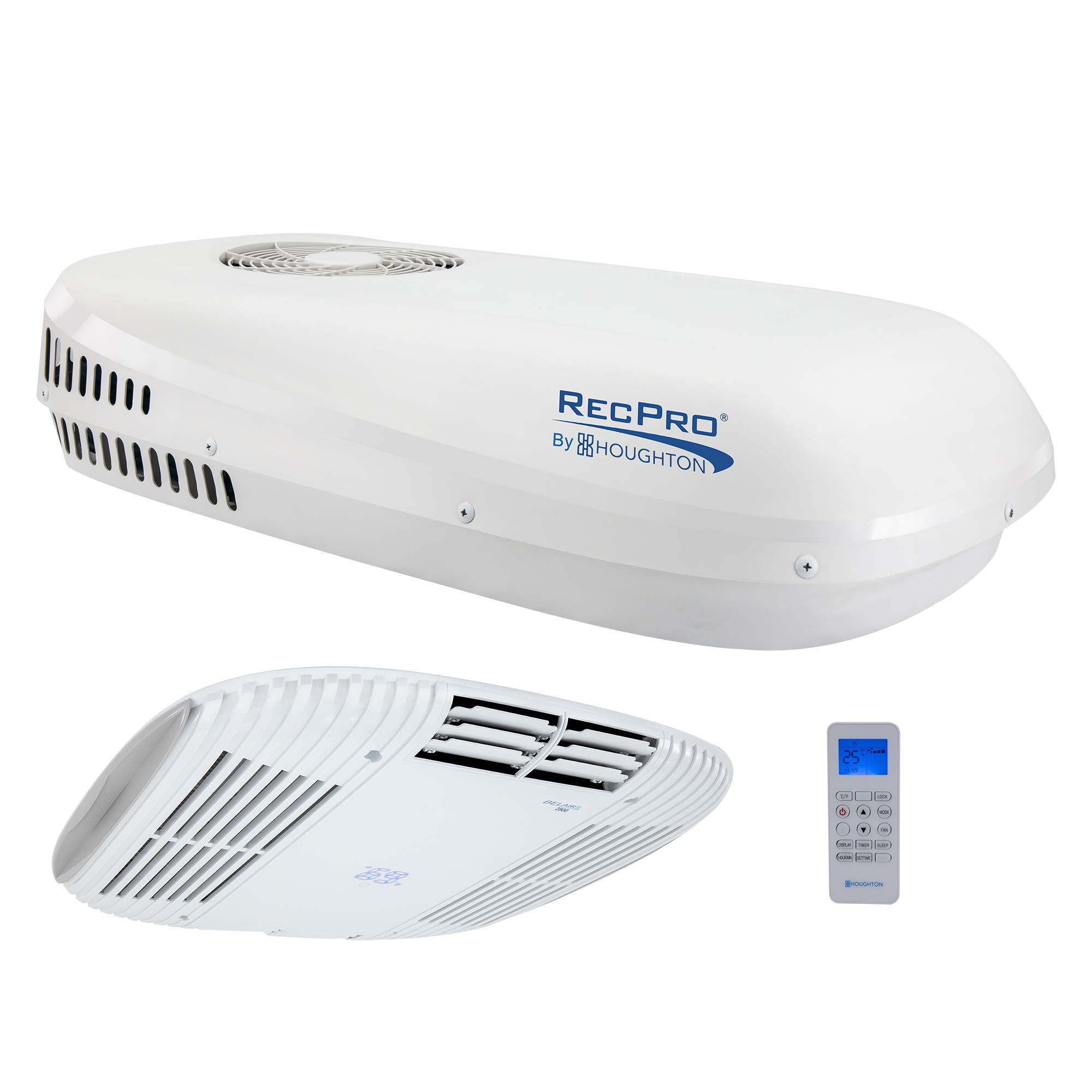 RecPro RV Air Conditioner Low Profile 9.5K Non-Ducted | Optional Heat Pump | Quiet AC | Cooling Only | RV AC Unit | Camper Air C