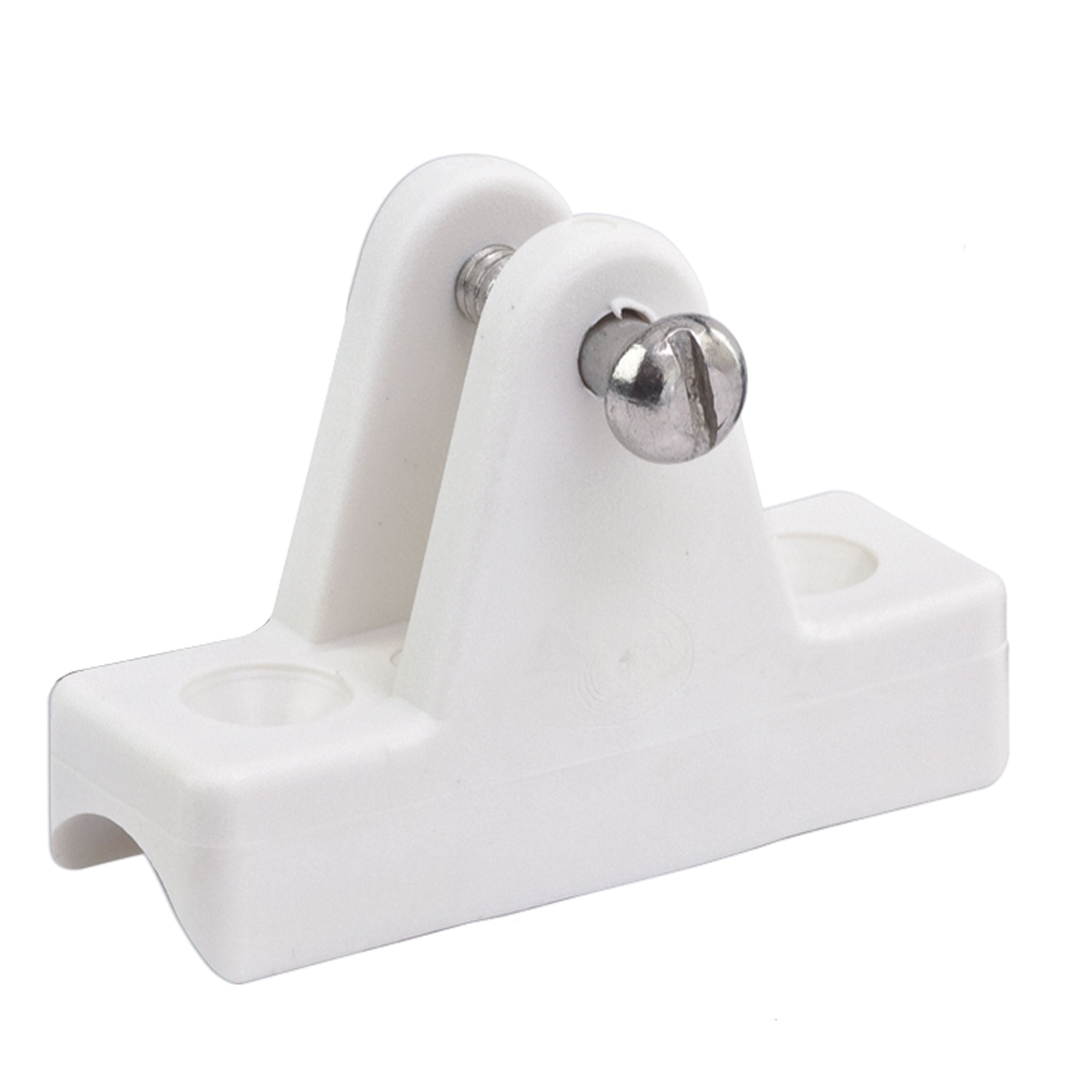 Sea-Dog 273241-1 Top Mount 7/8'' Concave Deck Hinge Fitting - White